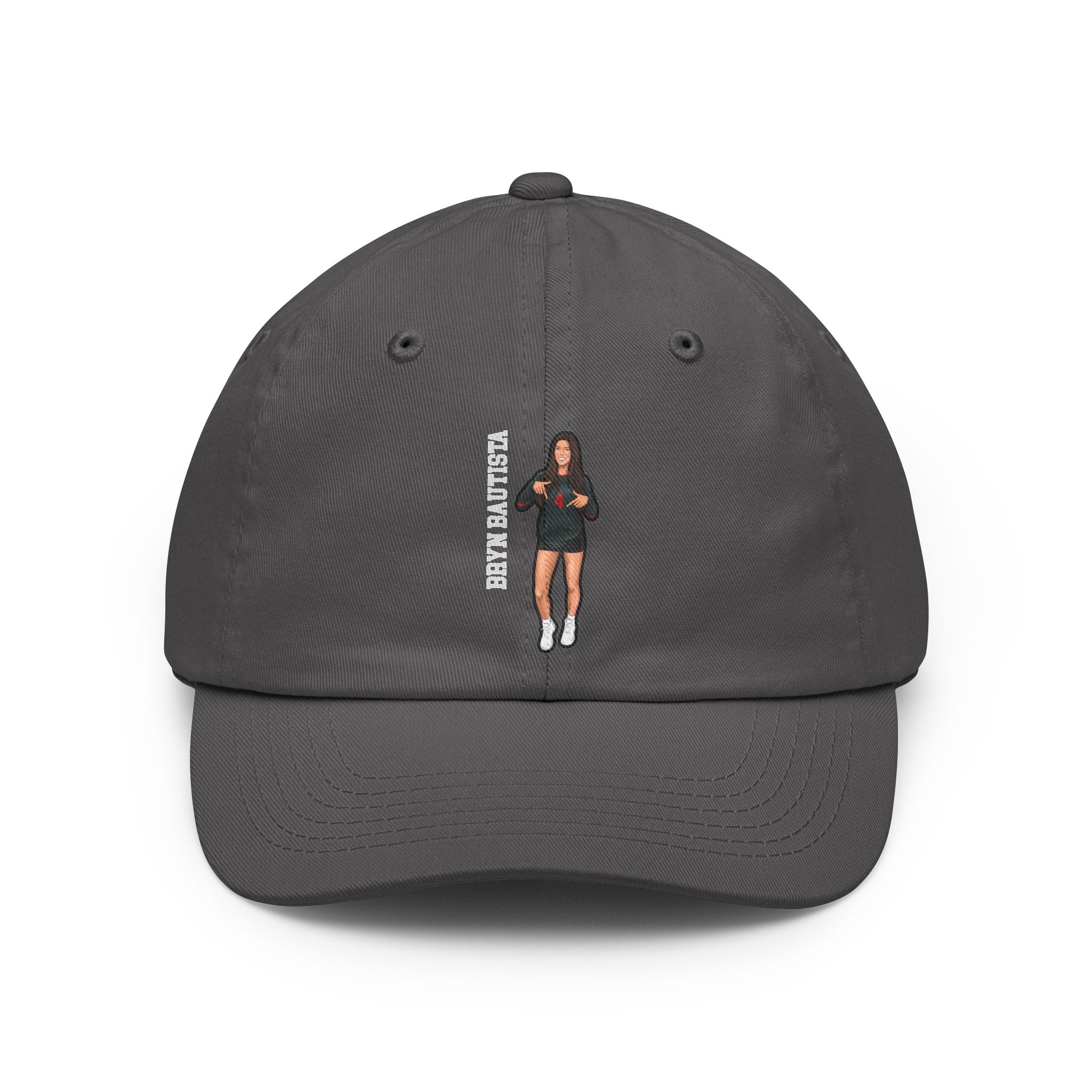 Classic Cap — character_name_vertical in Grey