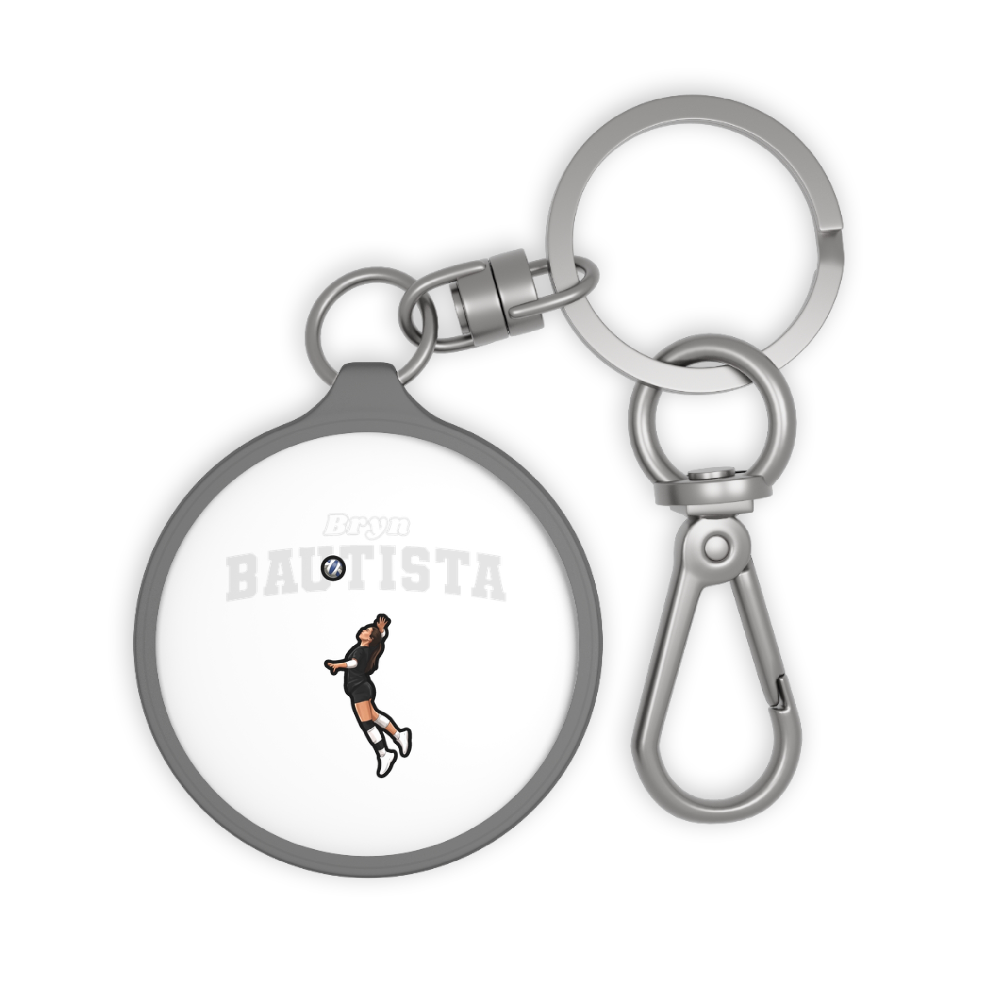 Keychain — character_name_arch in Grey