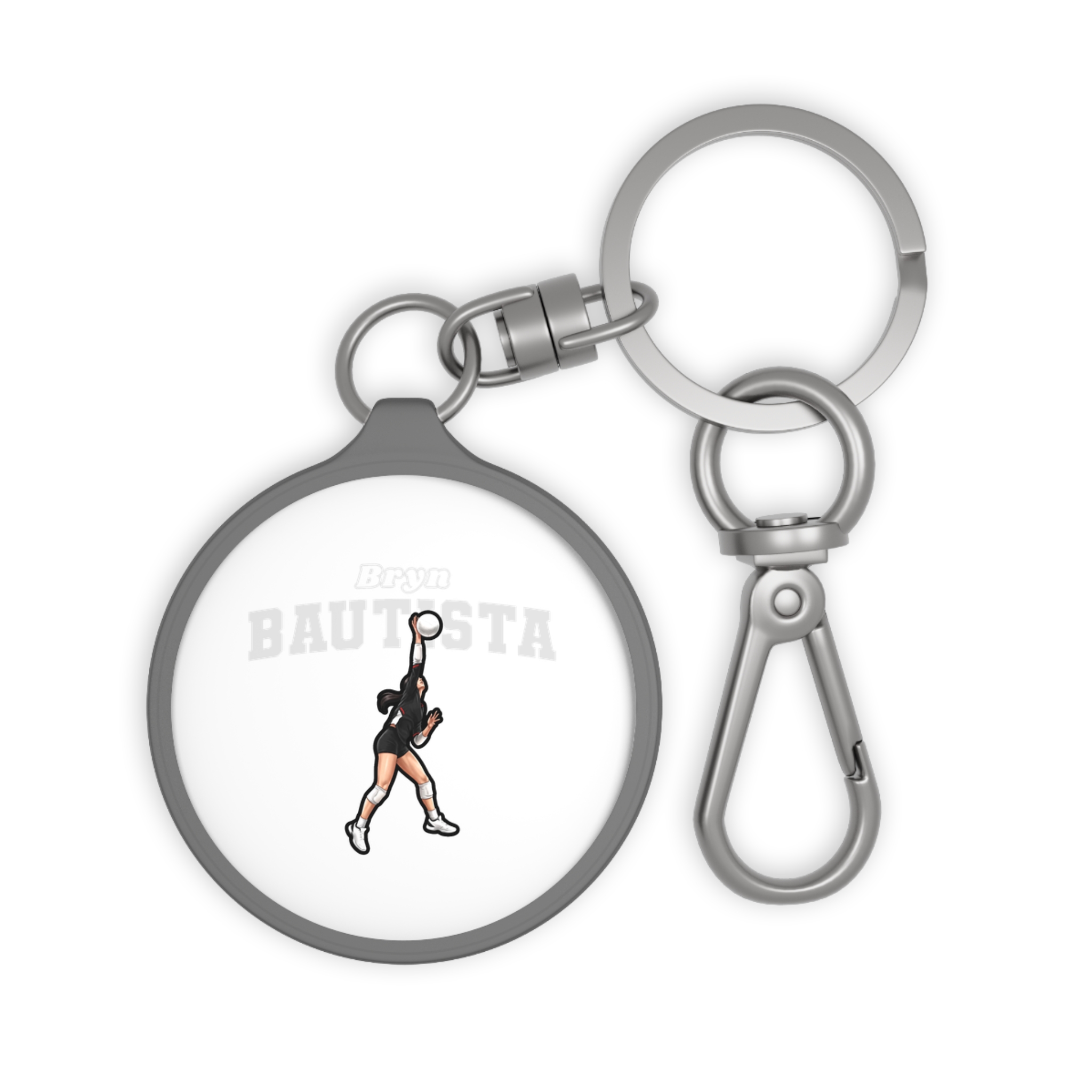 Keychain — character_name_arch in Grey