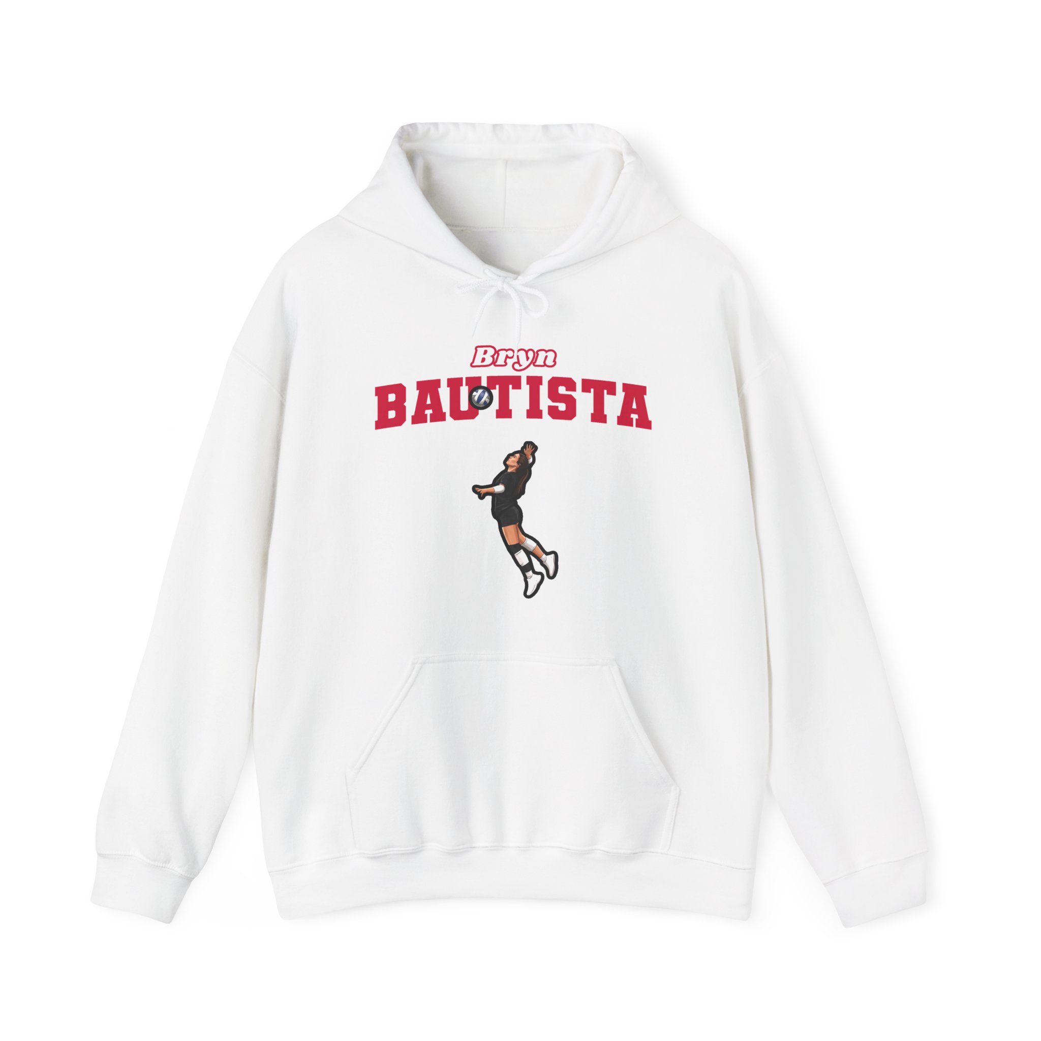 Hoodie — character_name_arch in White