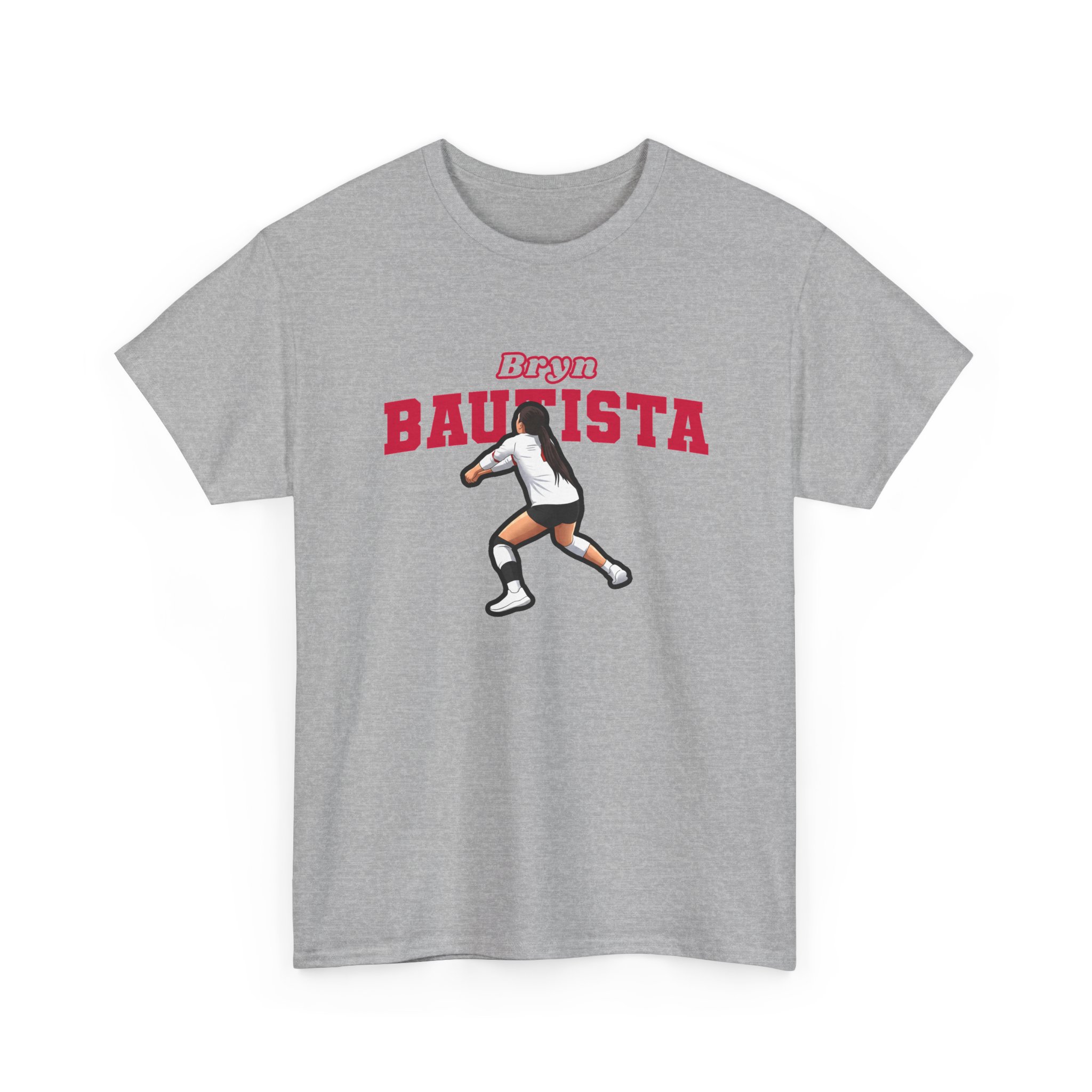 Tee — character_name_arch in Grey