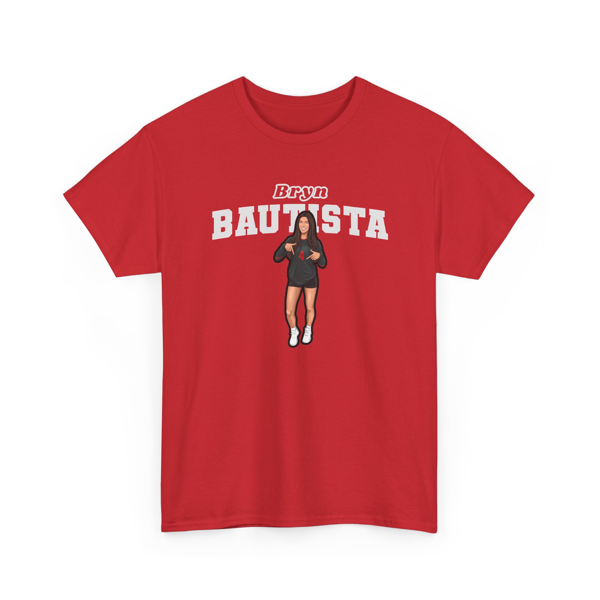 Tee — character_name_arch in Red