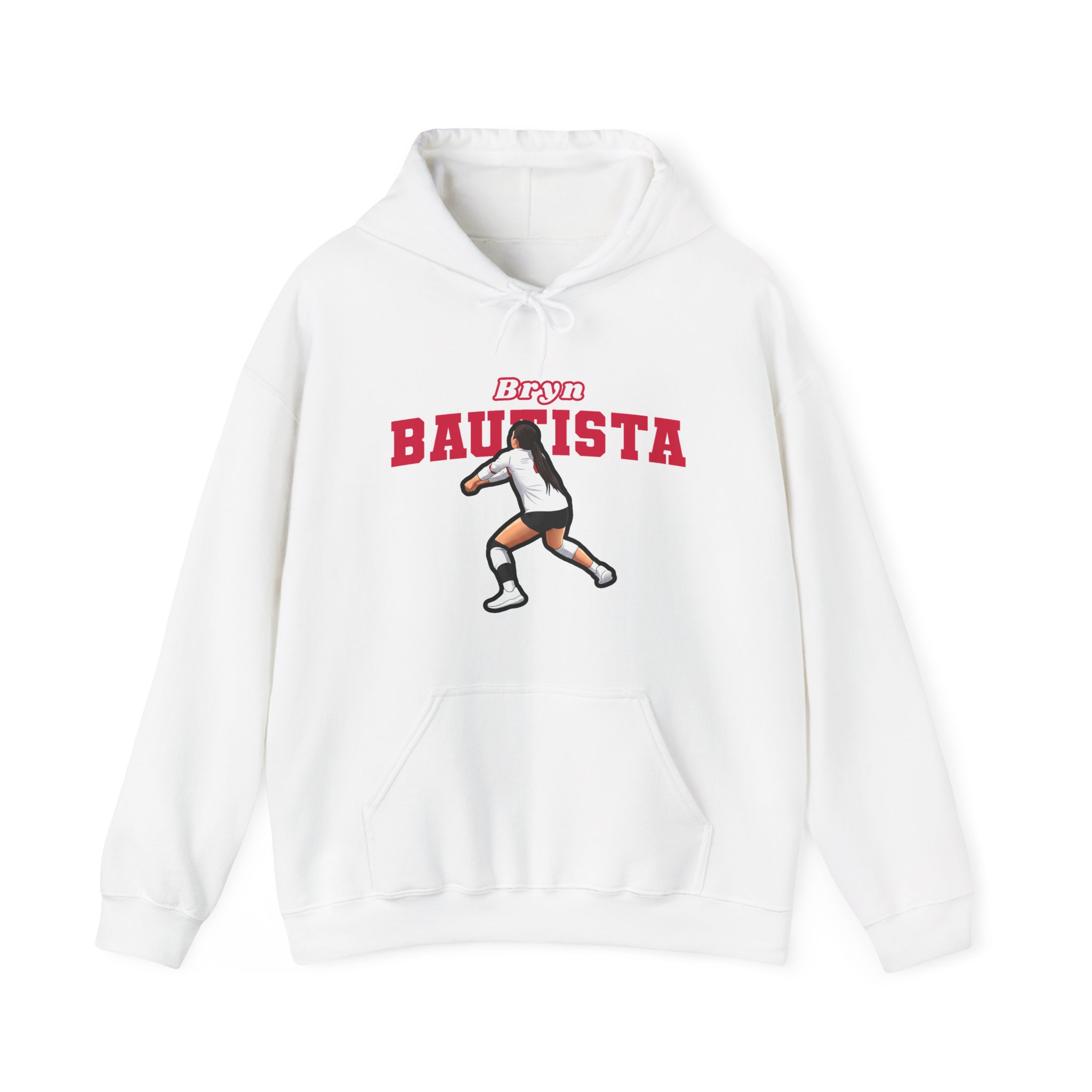 Hoodie — character_name_arch in White