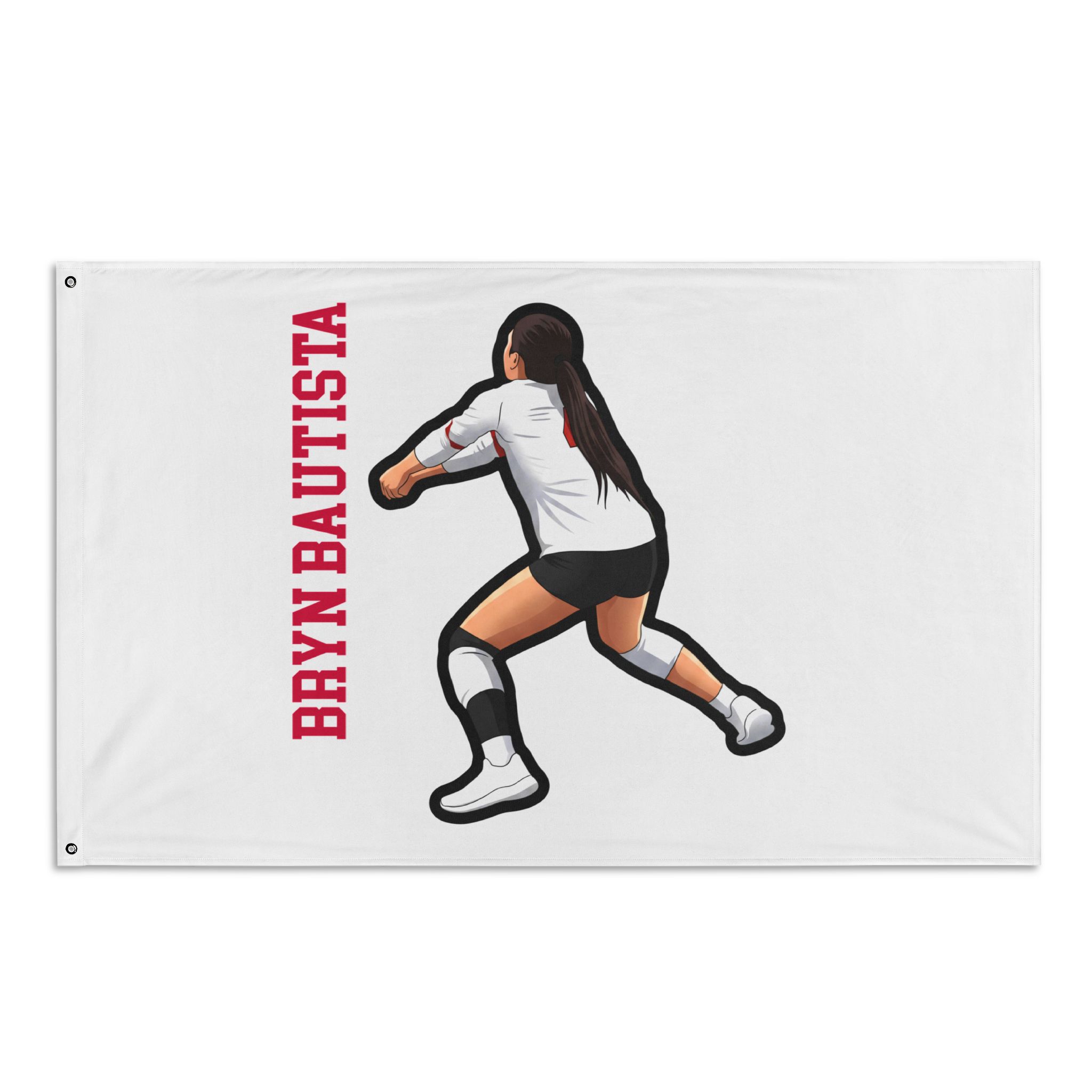 Flag (35 × 56 in) — character_name_vertical in Classic