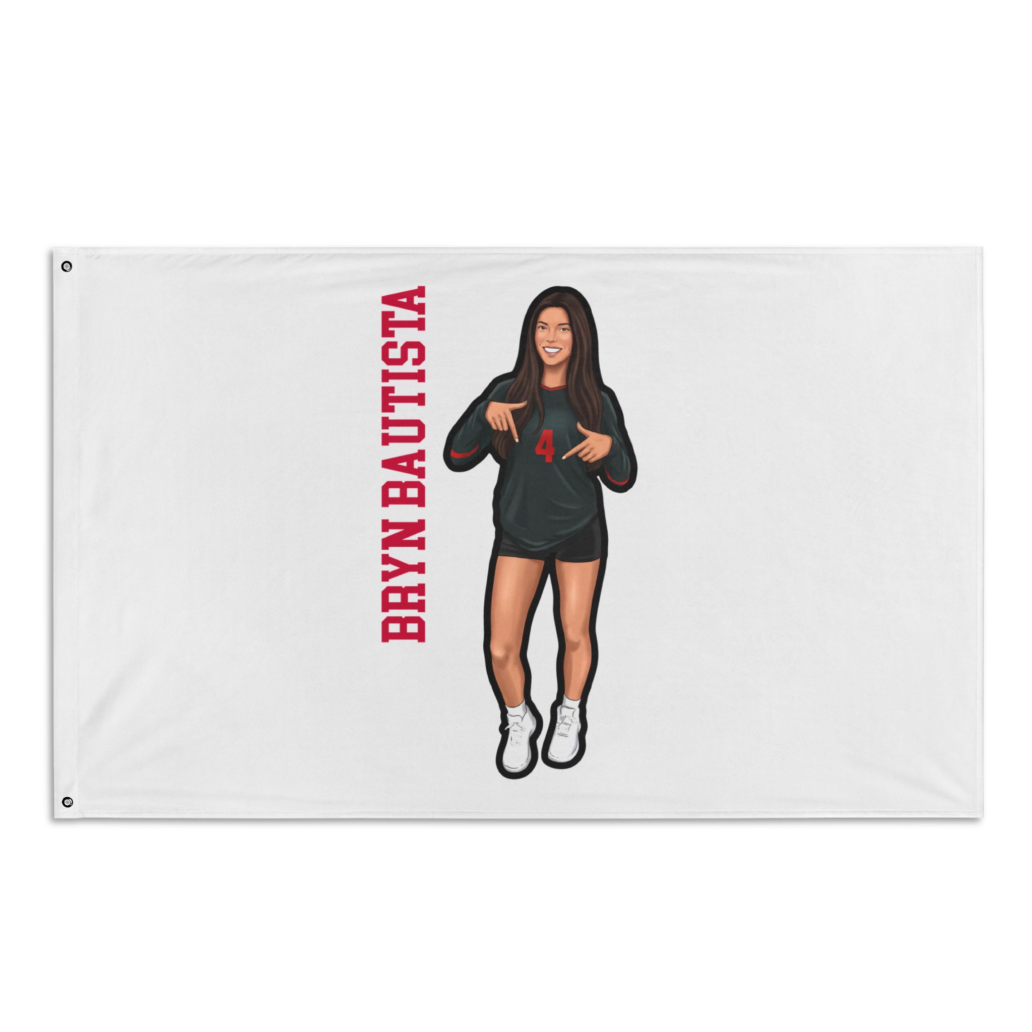 Flag (35 × 56 in) — character_name_vertical in Classic