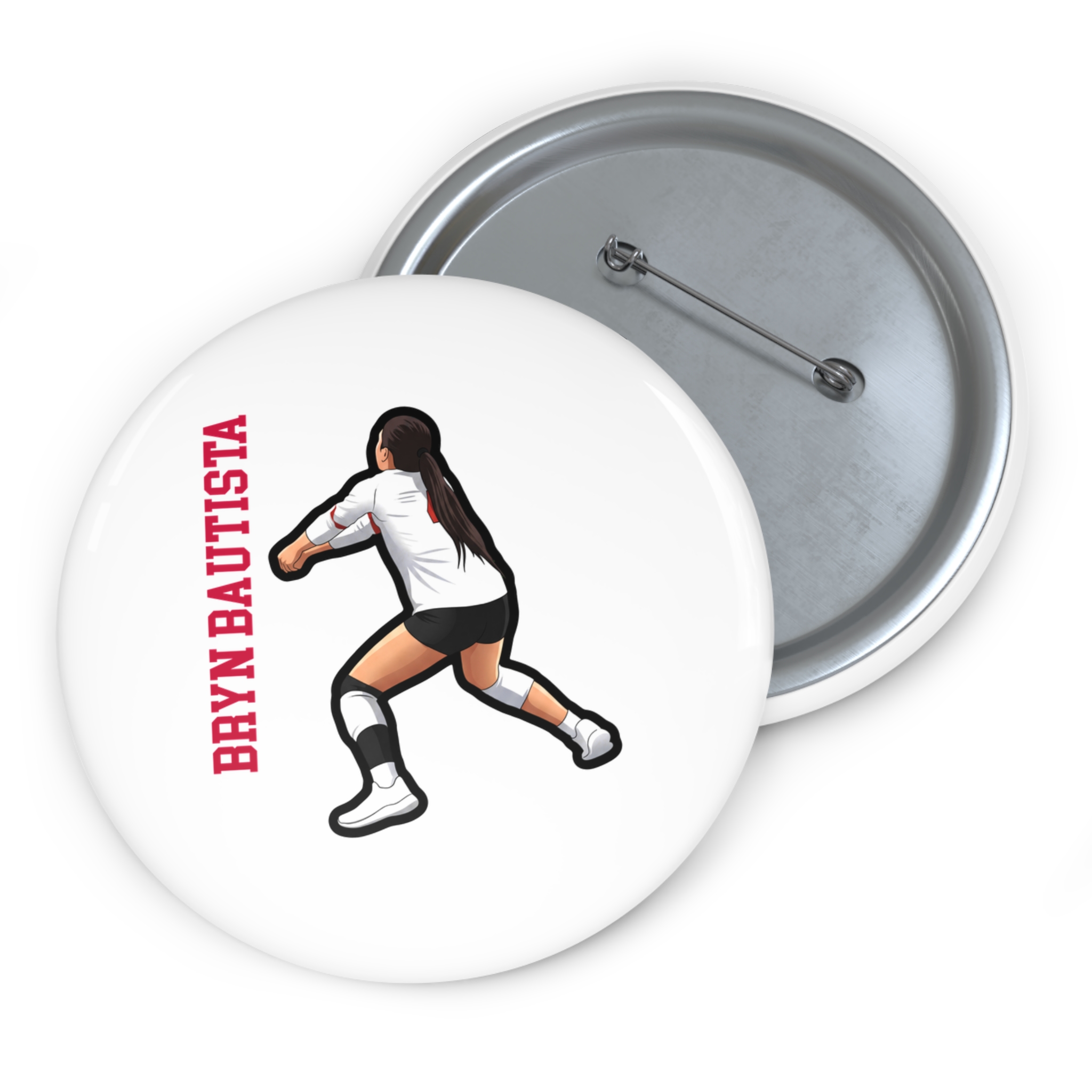 Game Day Pin — character_name_vertical in Classic