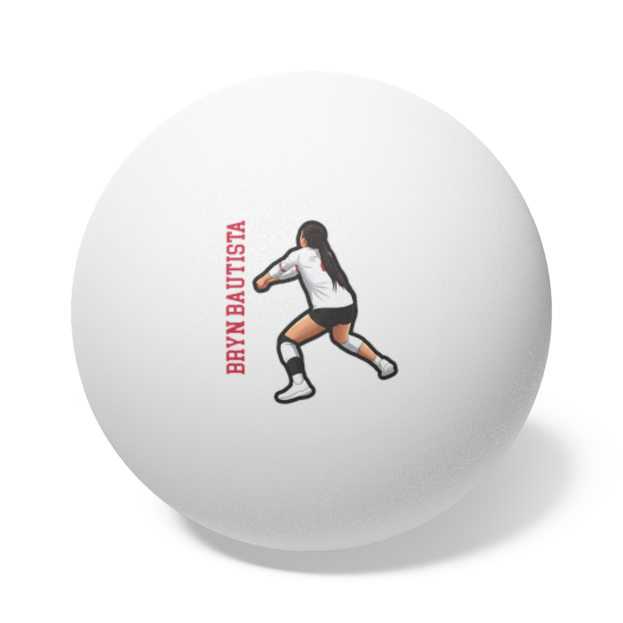 Ping Pong Balls, 6 pcs — character_name_vertical in White