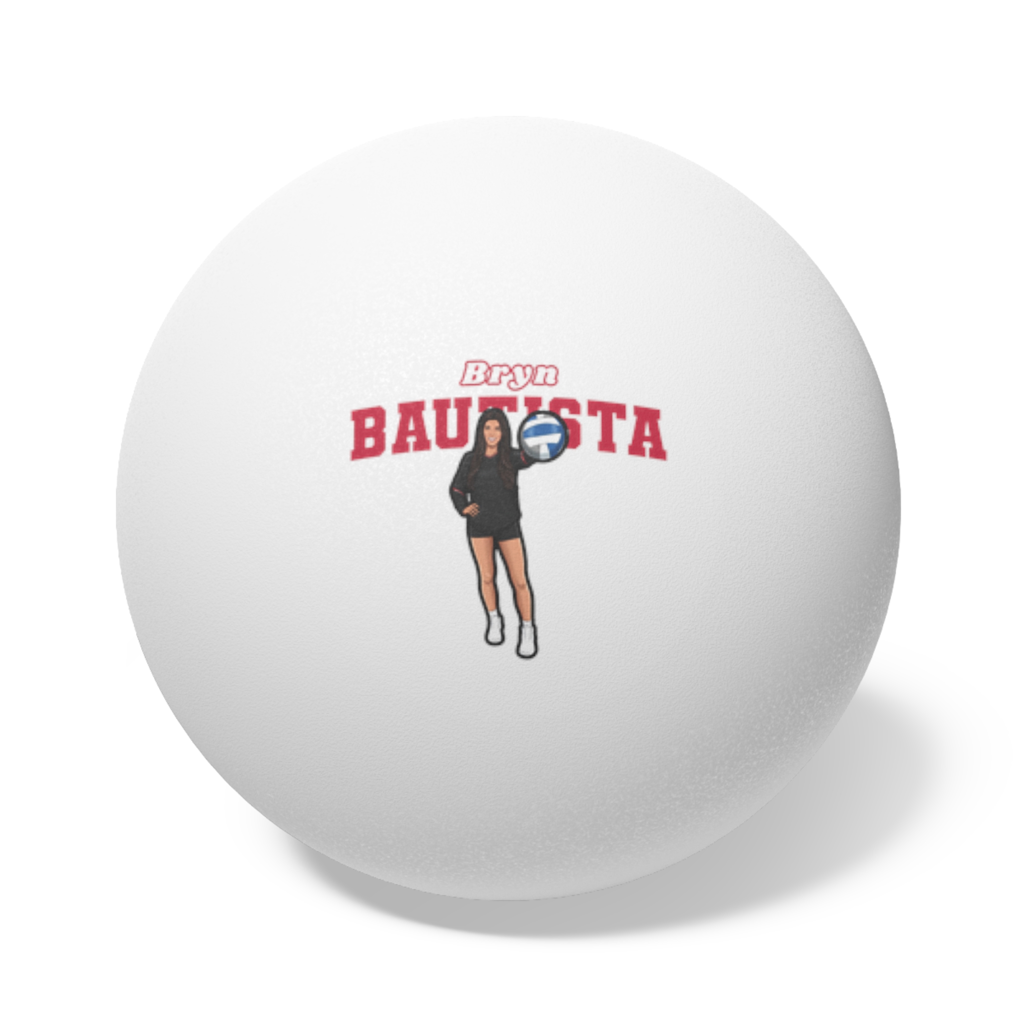 Ping Pong Balls, 6 pcs — character_name_arch in White