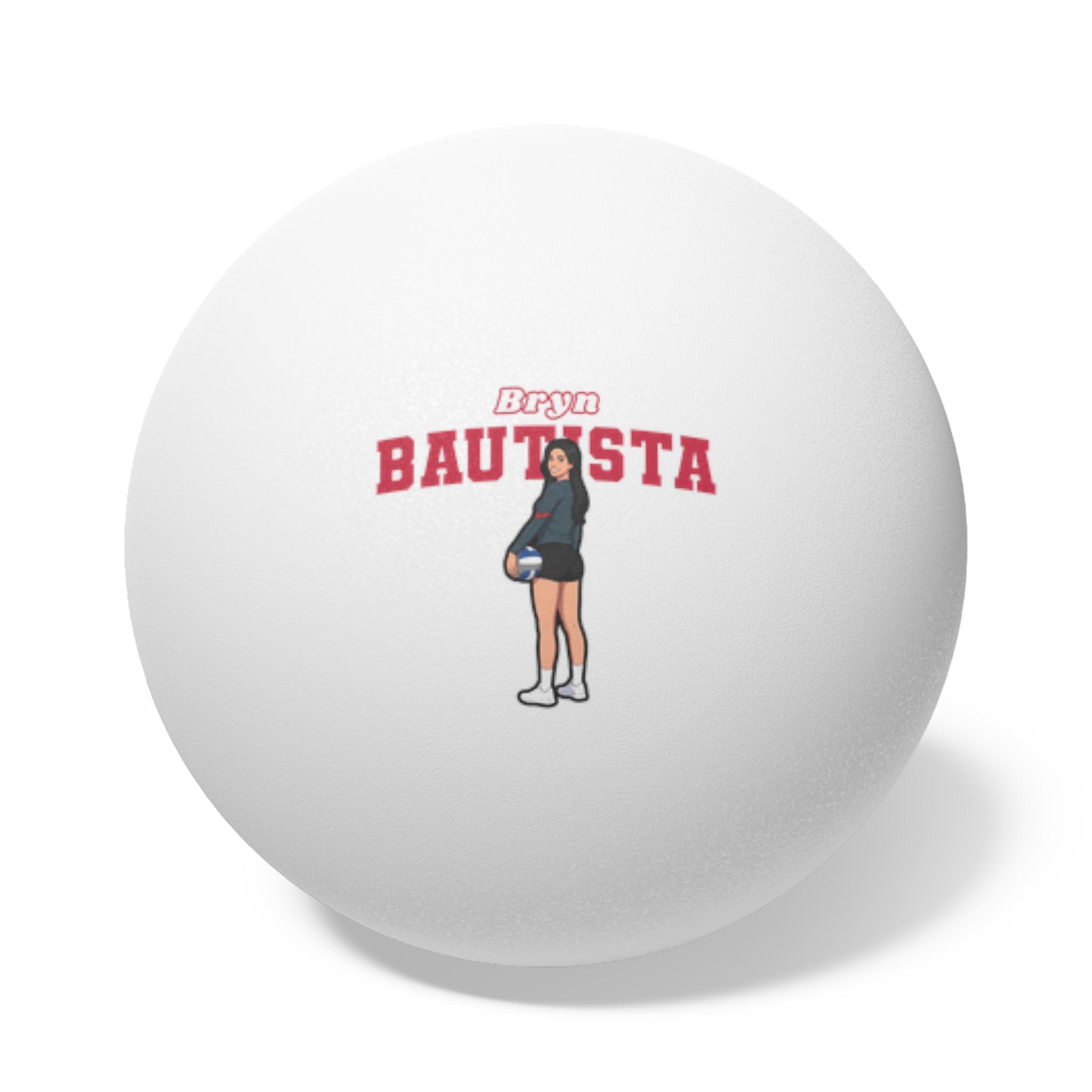 Ping Pong Balls, 6 pcs — character_name_arch in White