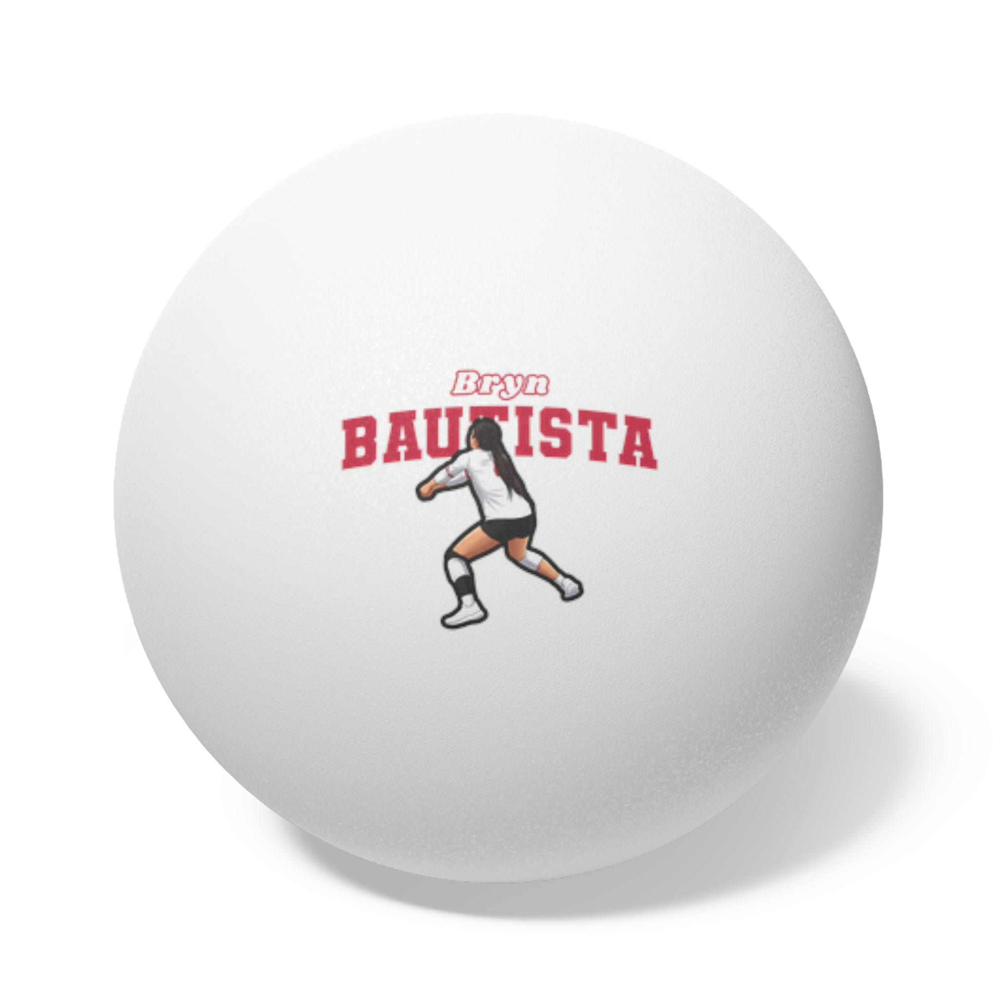 Ping Pong Balls, 6 pcs — character_name_arch in White