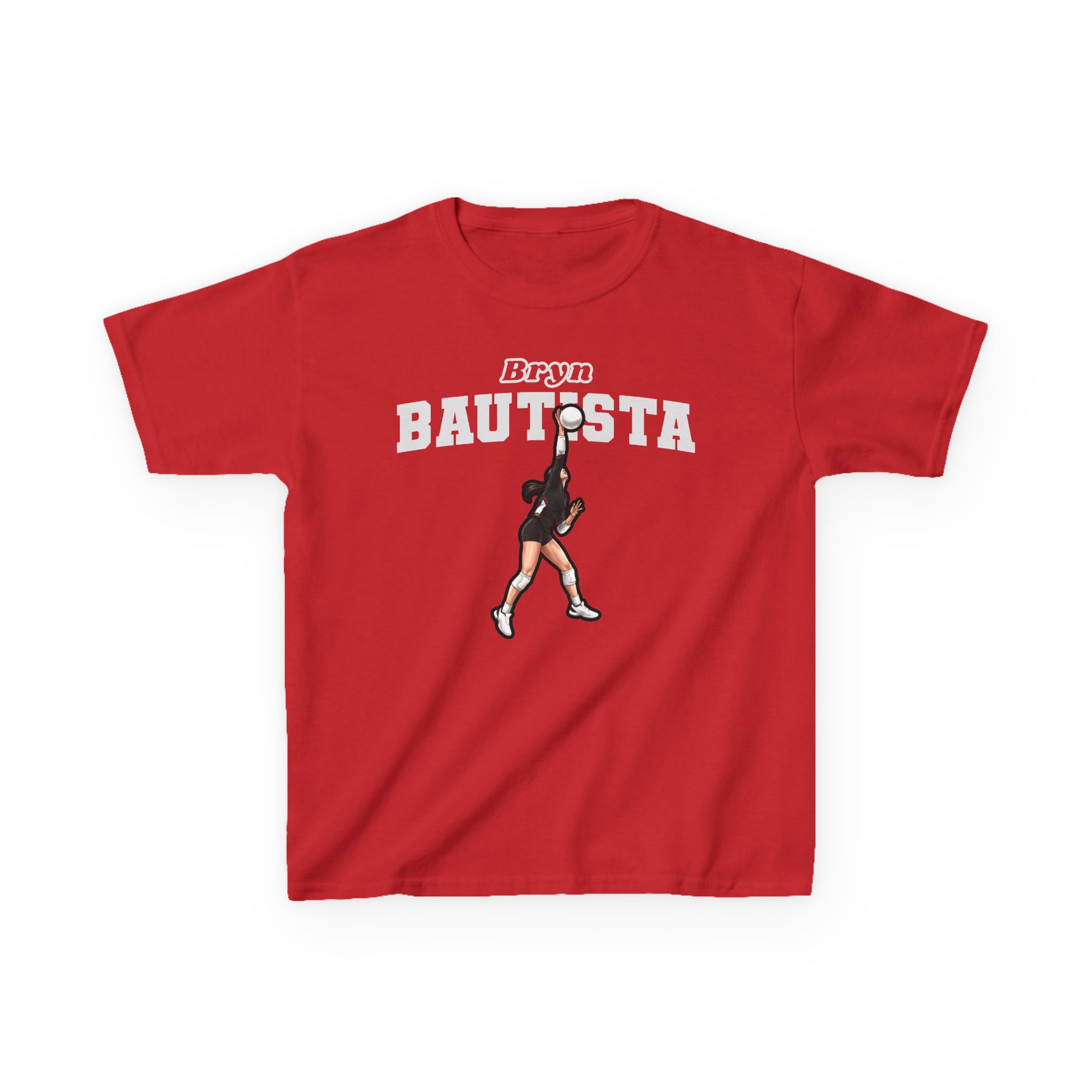 Youth Tee — character_name_arch in Red