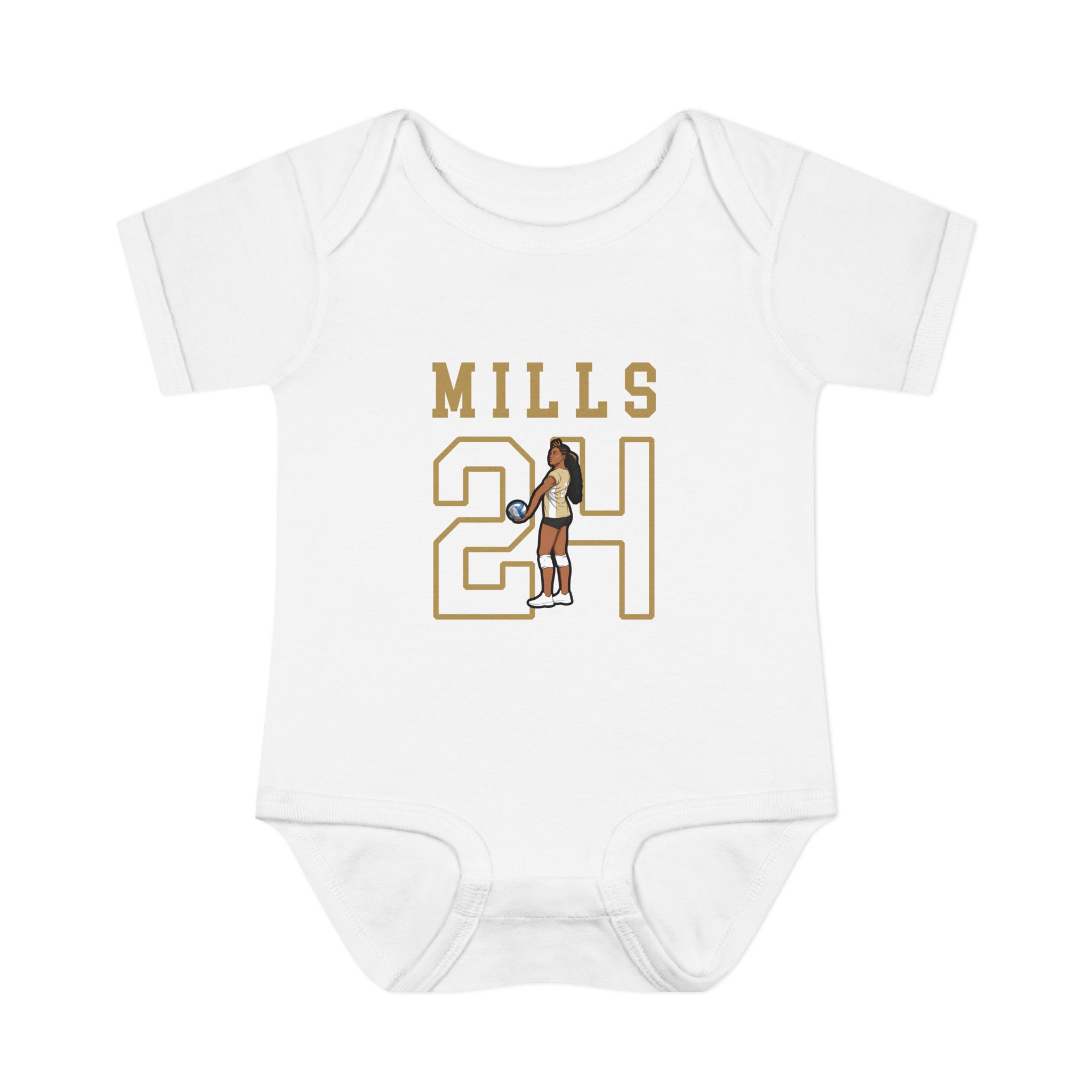 Baby Onesie — character_shirsey in White