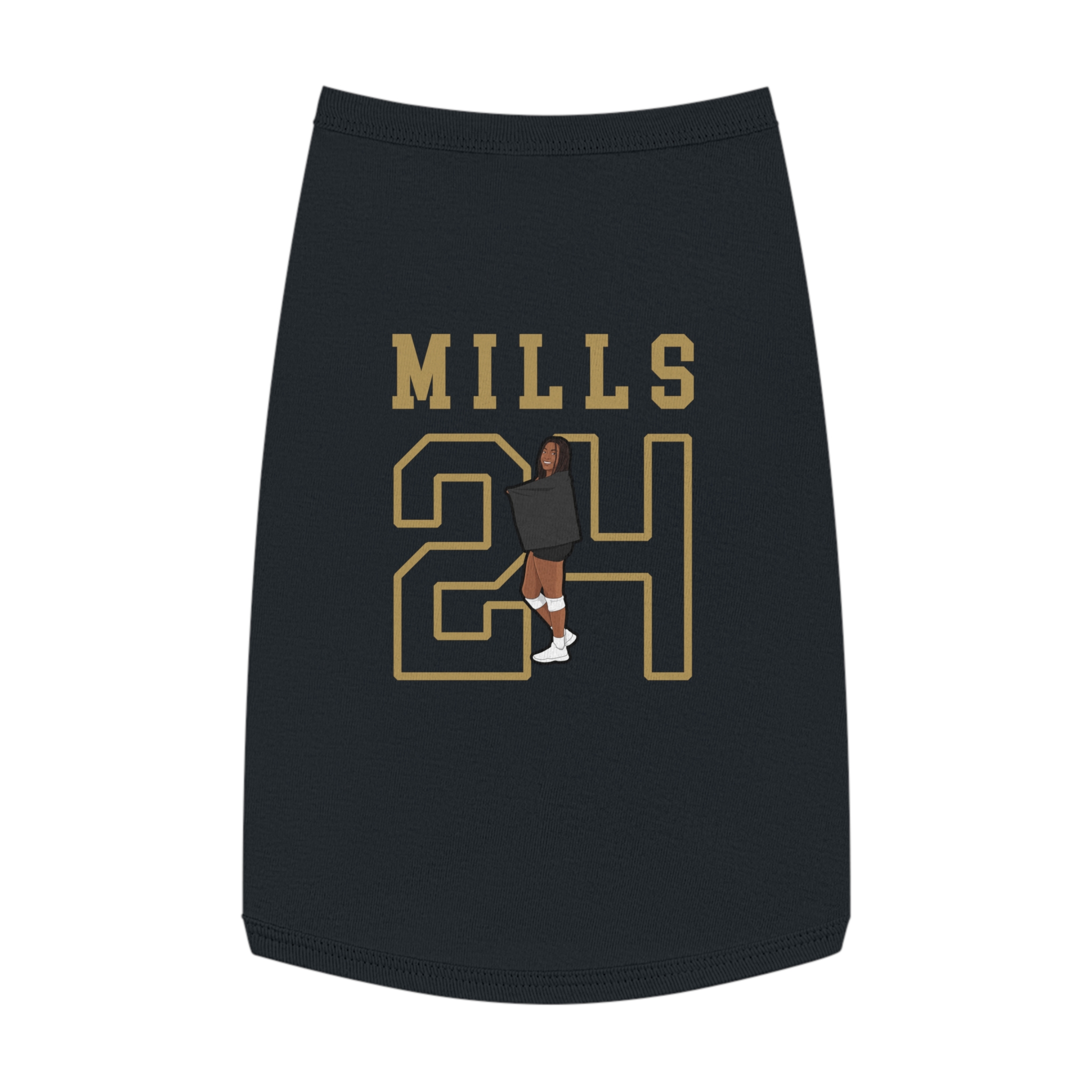 Pet Tank Top — character_shirsey in Black