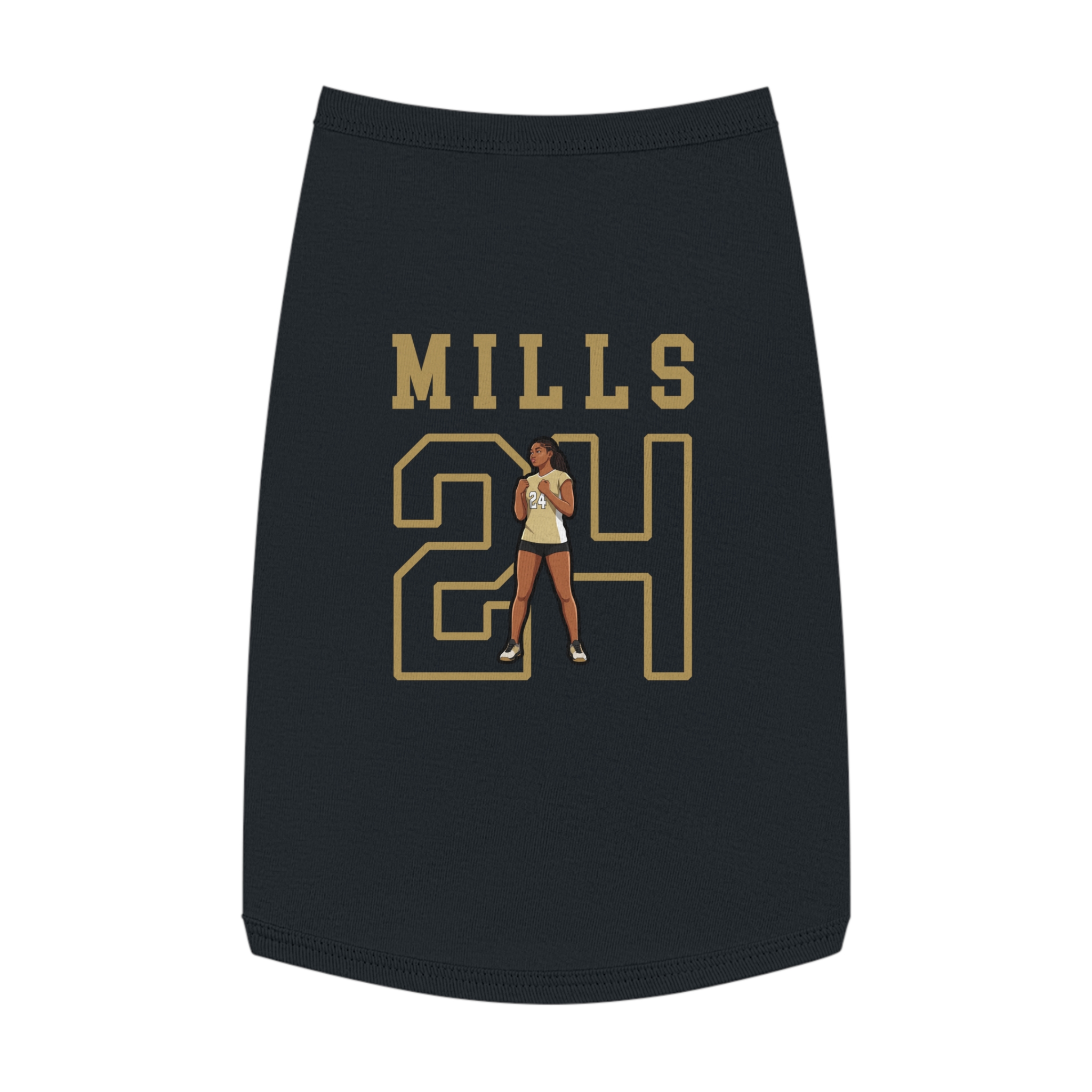Pet Tank Top — character_shirsey in Black