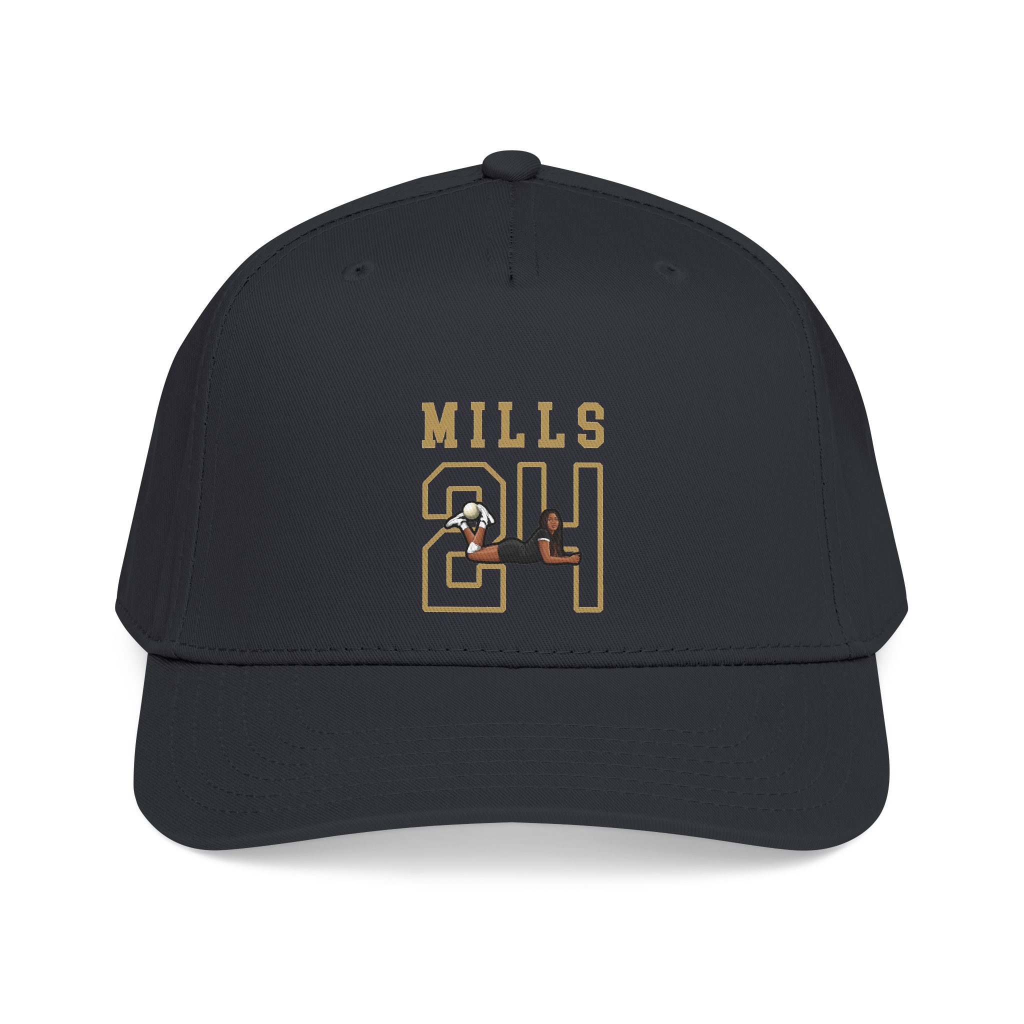 Baseball Cap — character_shirsey in Black
