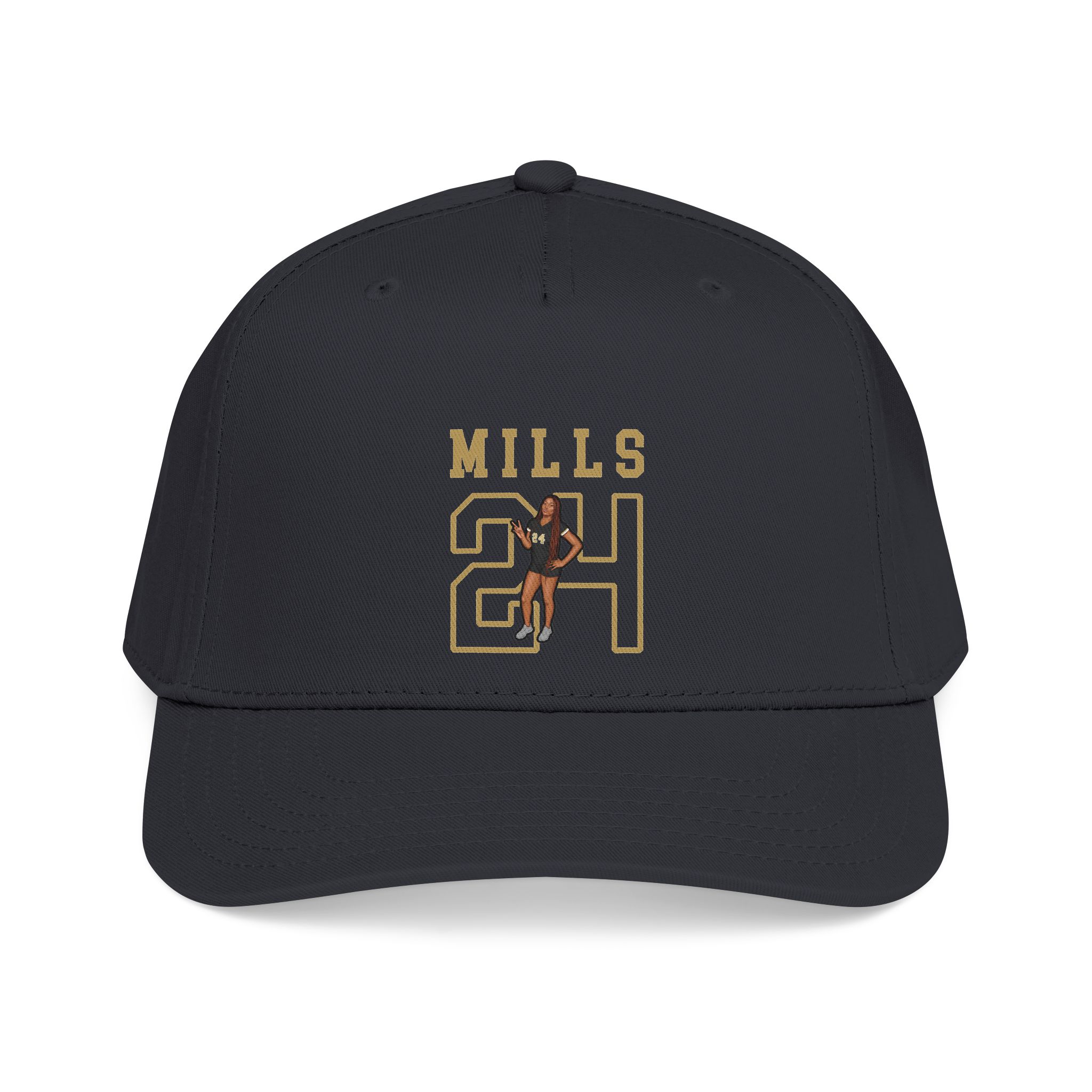 Baseball Cap — character_shirsey in Black