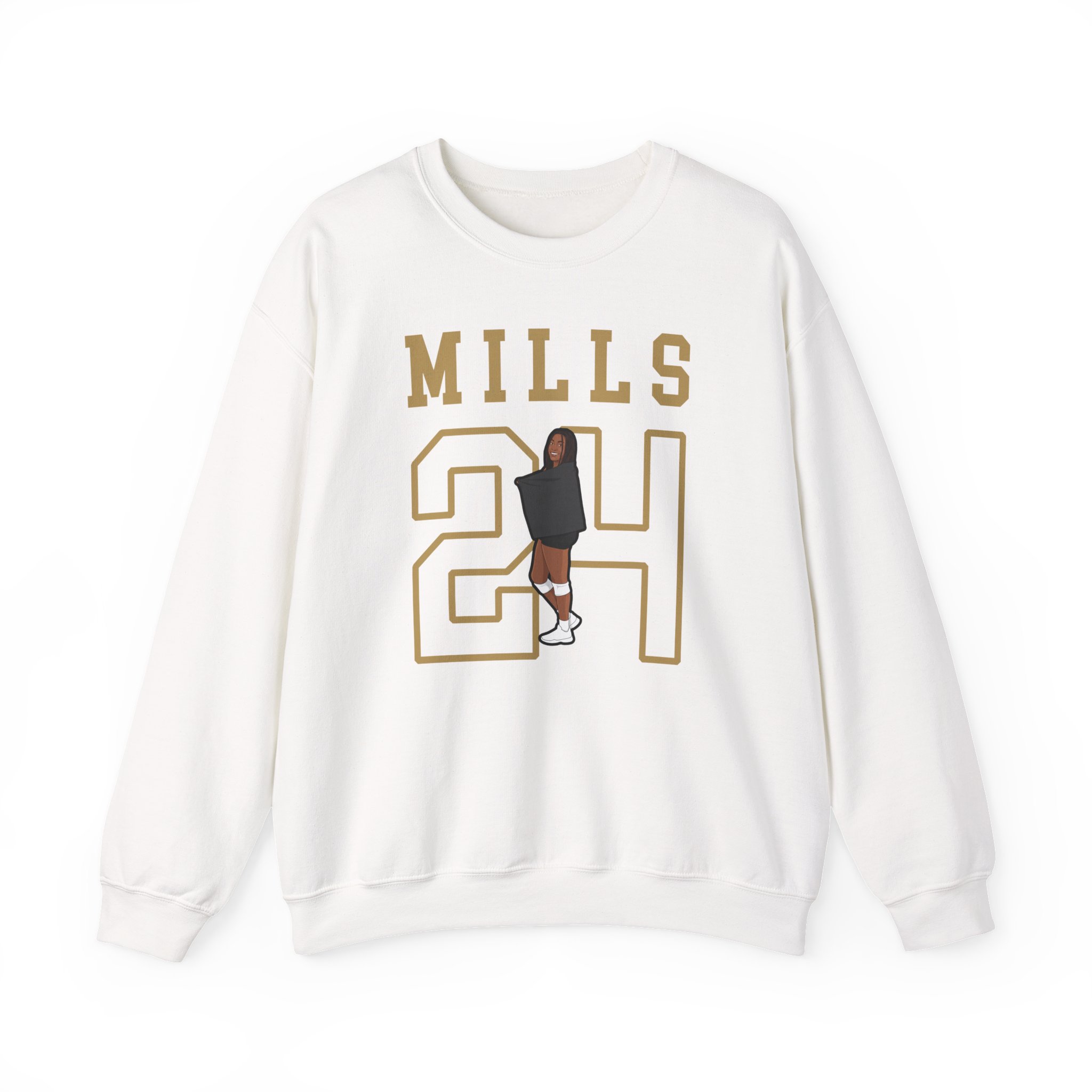 Crewneck Sweatshirt — character_shirsey in White