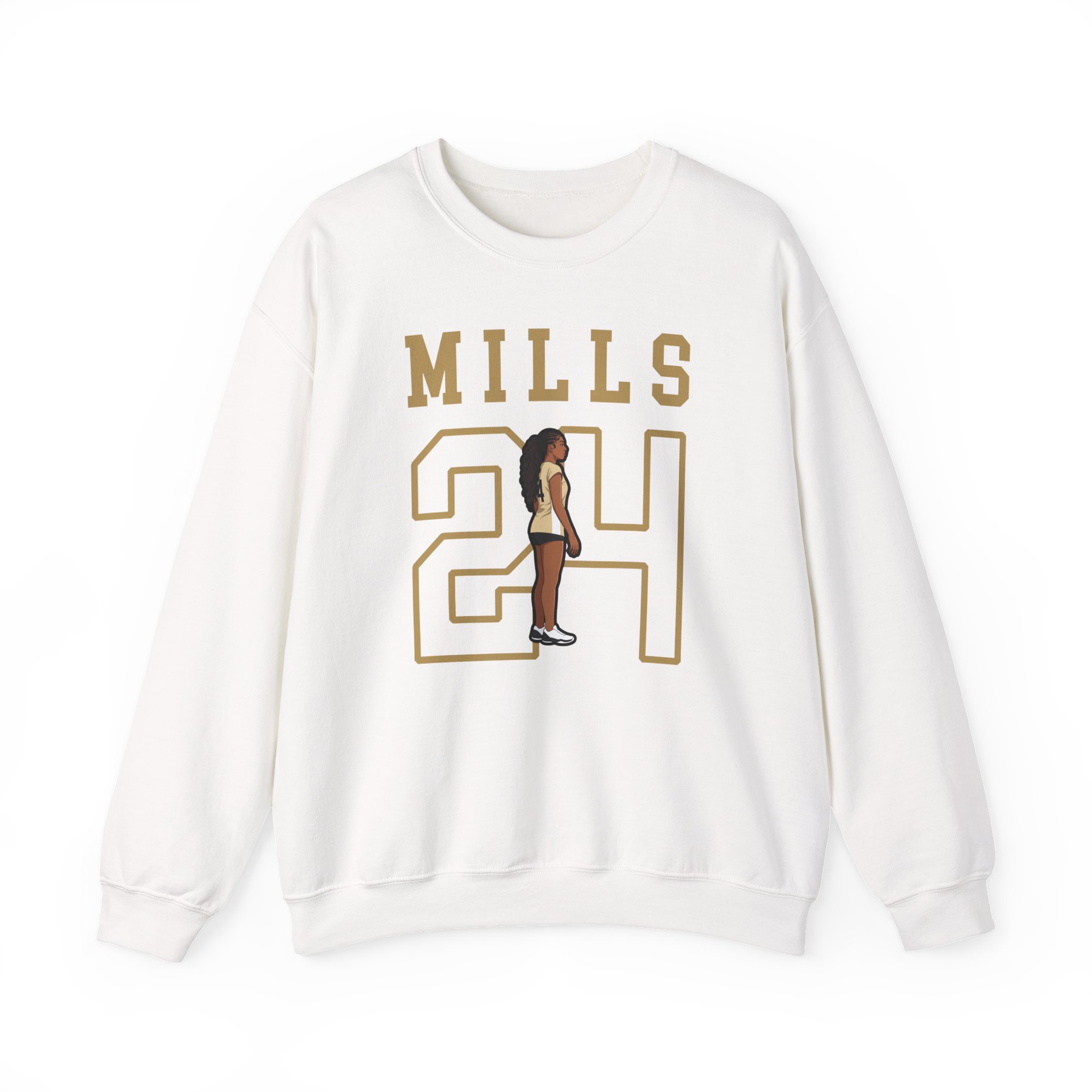Crewneck Sweatshirt — character_shirsey in White