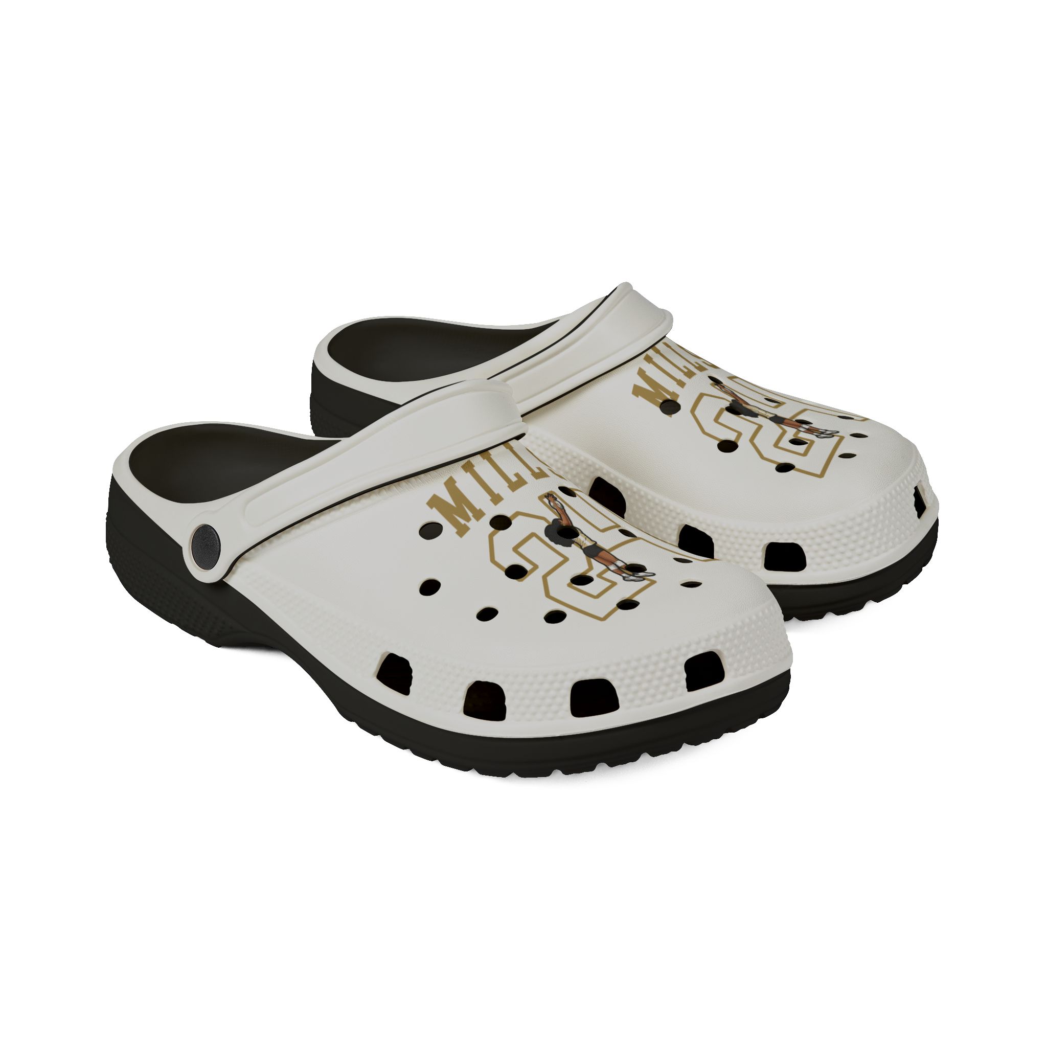 Rubber Clogs — character_shirsey in Black