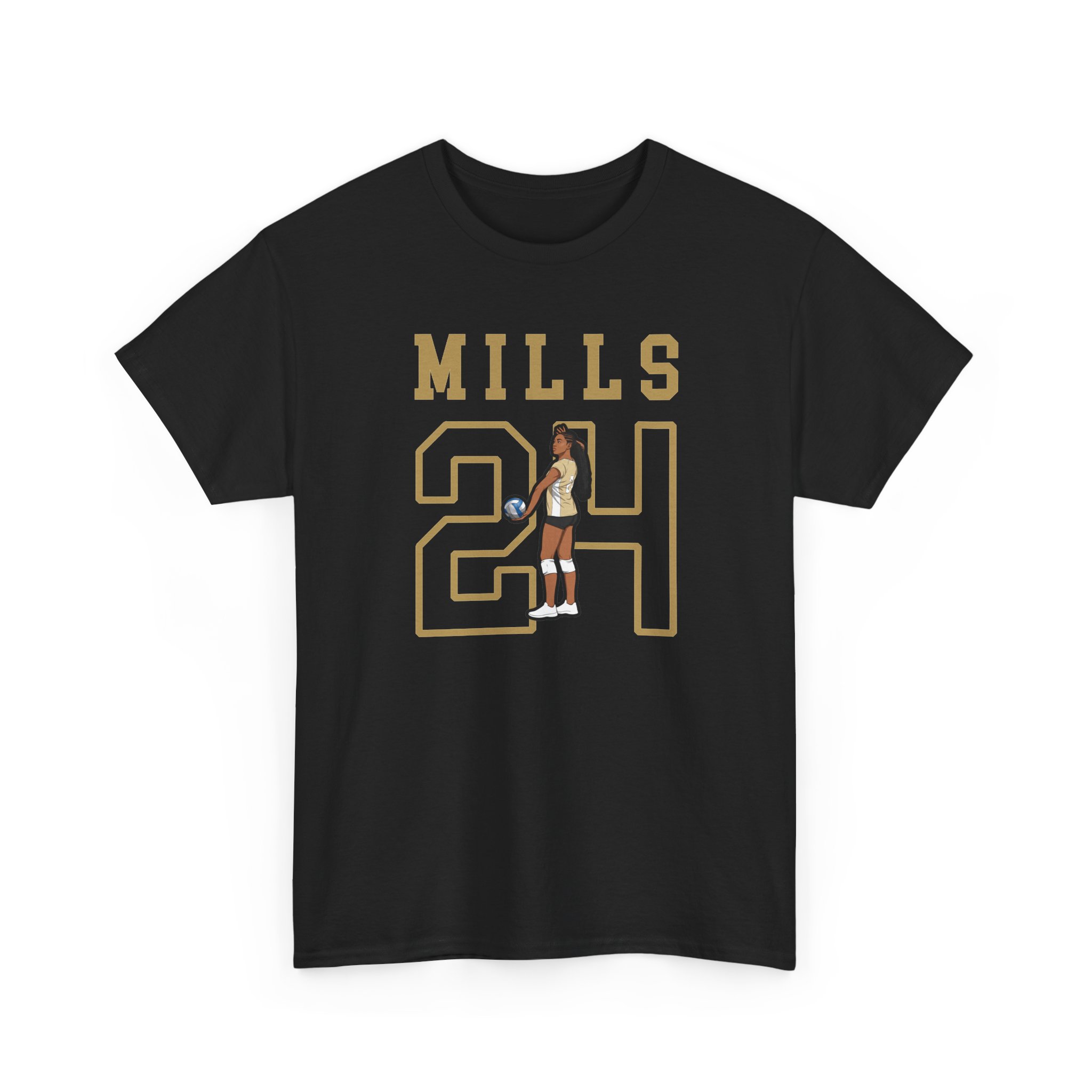 Tee — character_shirsey in Black