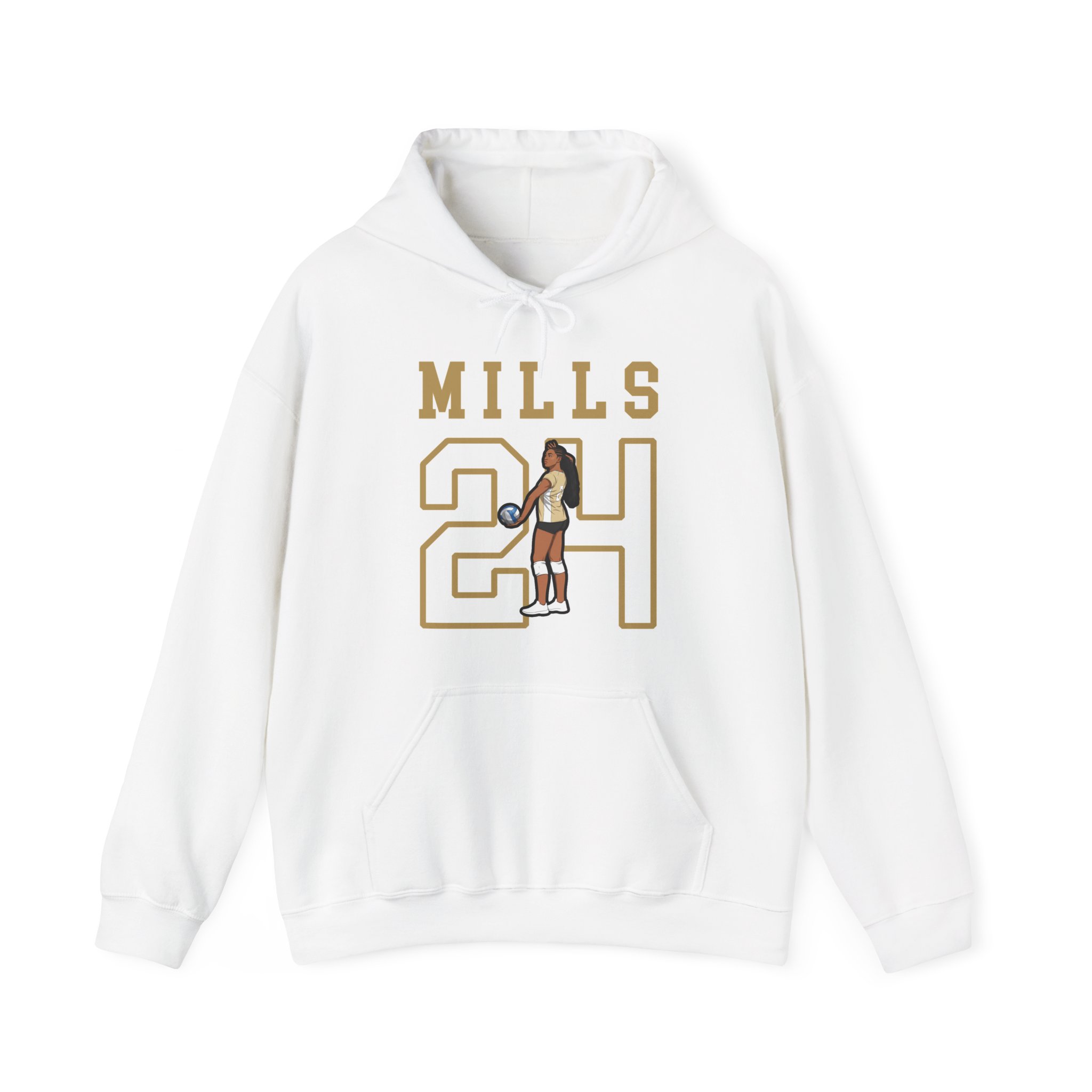 Hoodie — character_shirsey in White