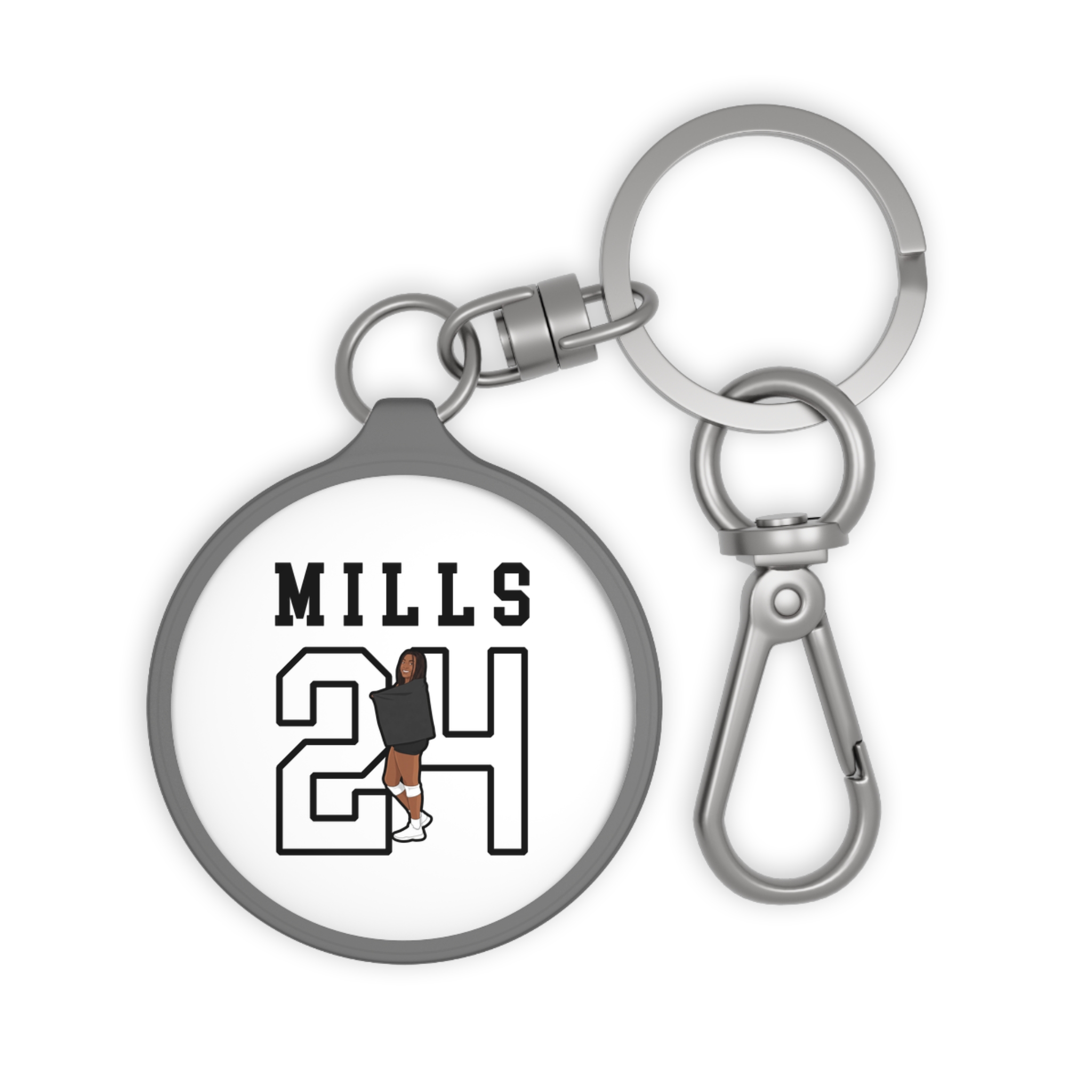 Keychain — character_shirsey in Grey
