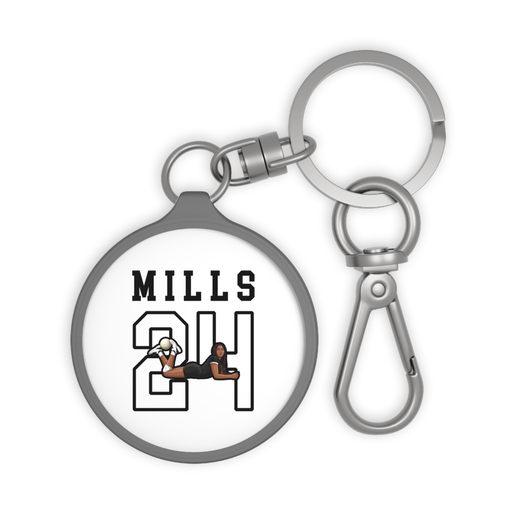 Keychain — character_shirsey in Grey