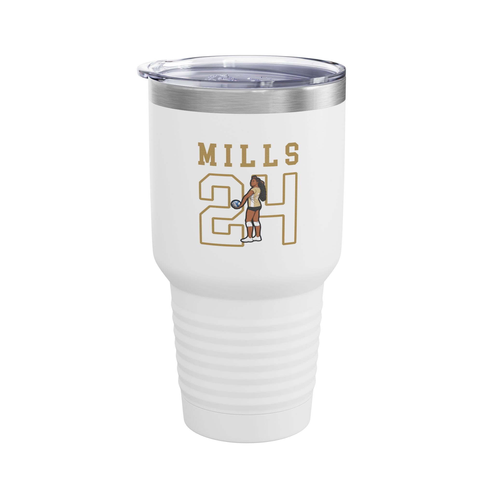 30oz Tumbler — character_shirsey in White