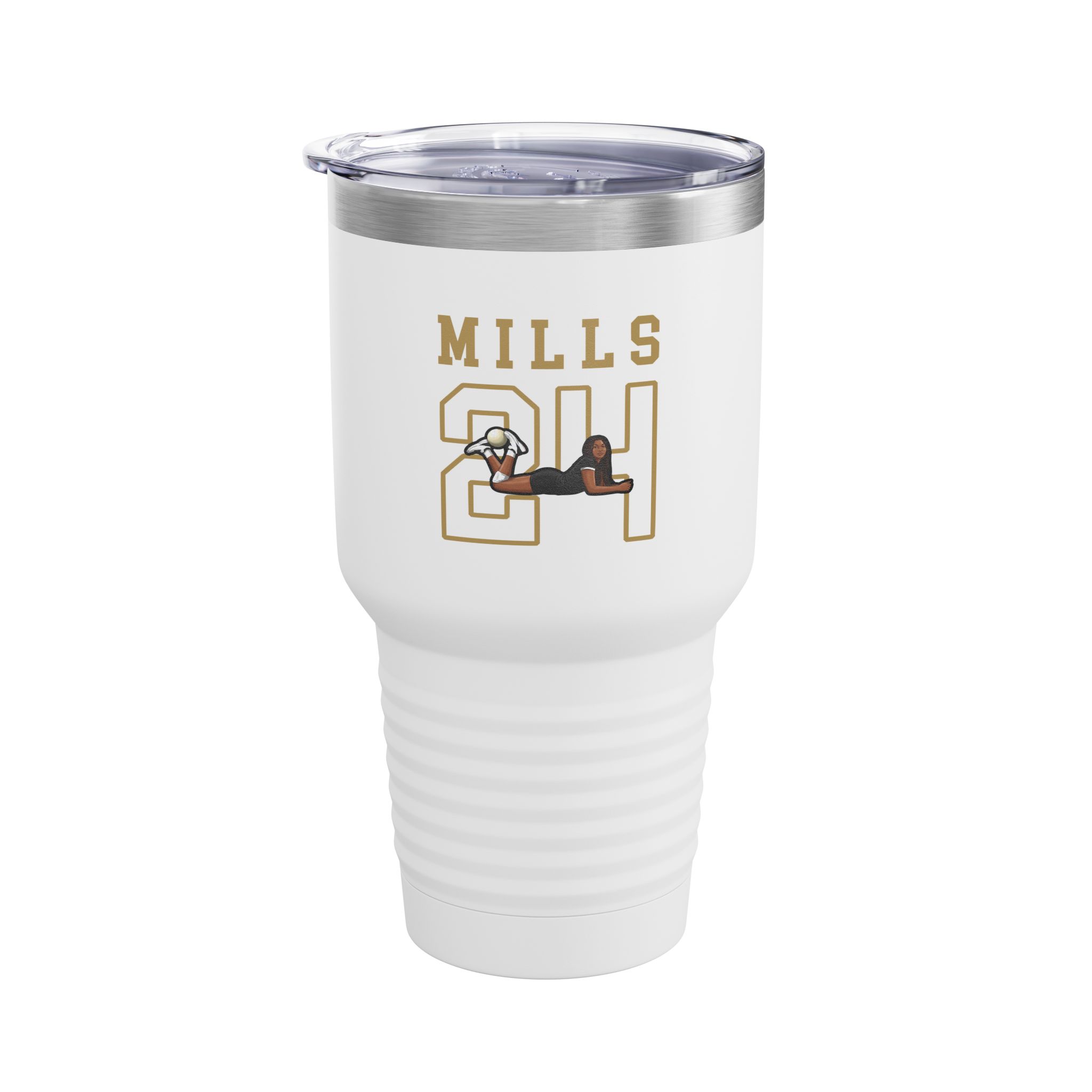 30oz Tumbler — character_shirsey in White