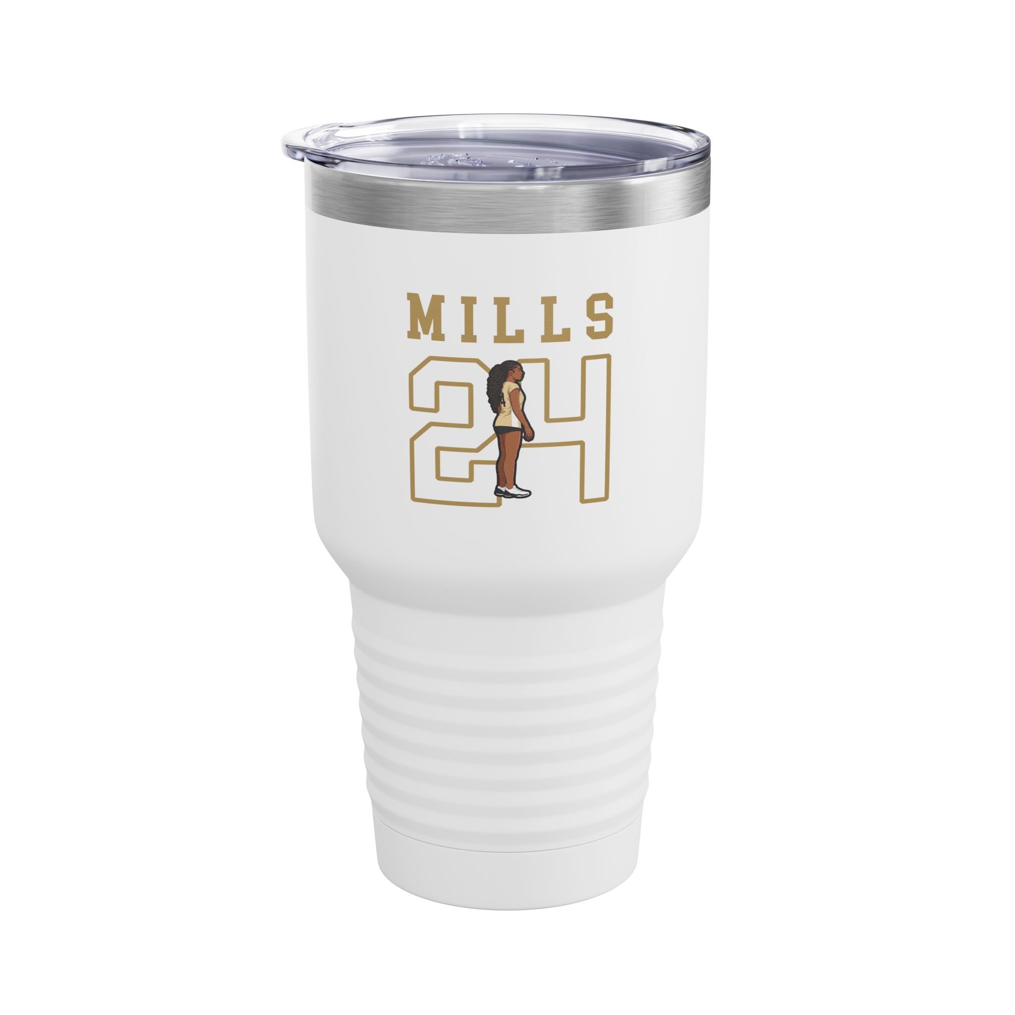 30oz Tumbler — character_shirsey in White
