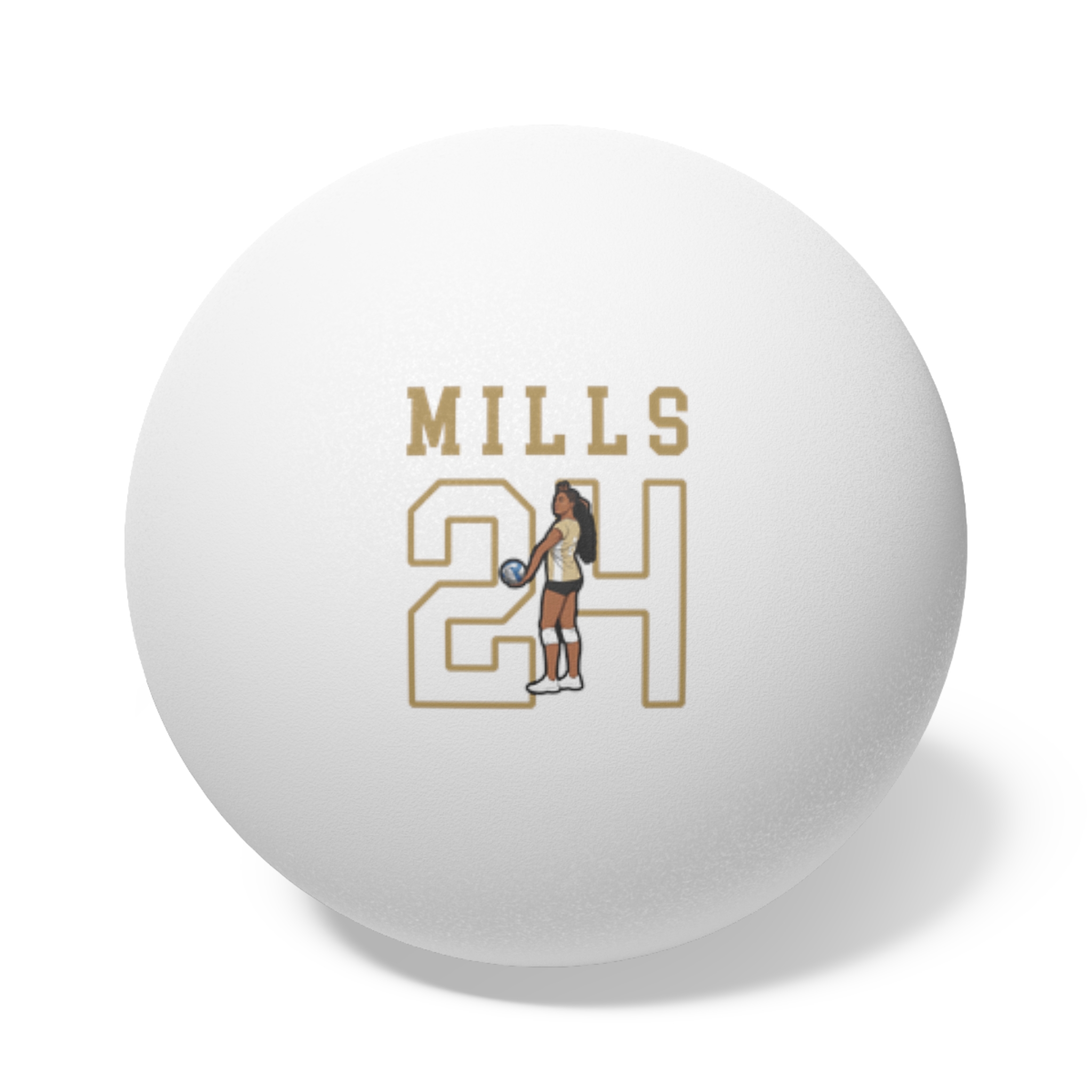 Ping Pong Balls, 6 pcs — character_shirsey in White