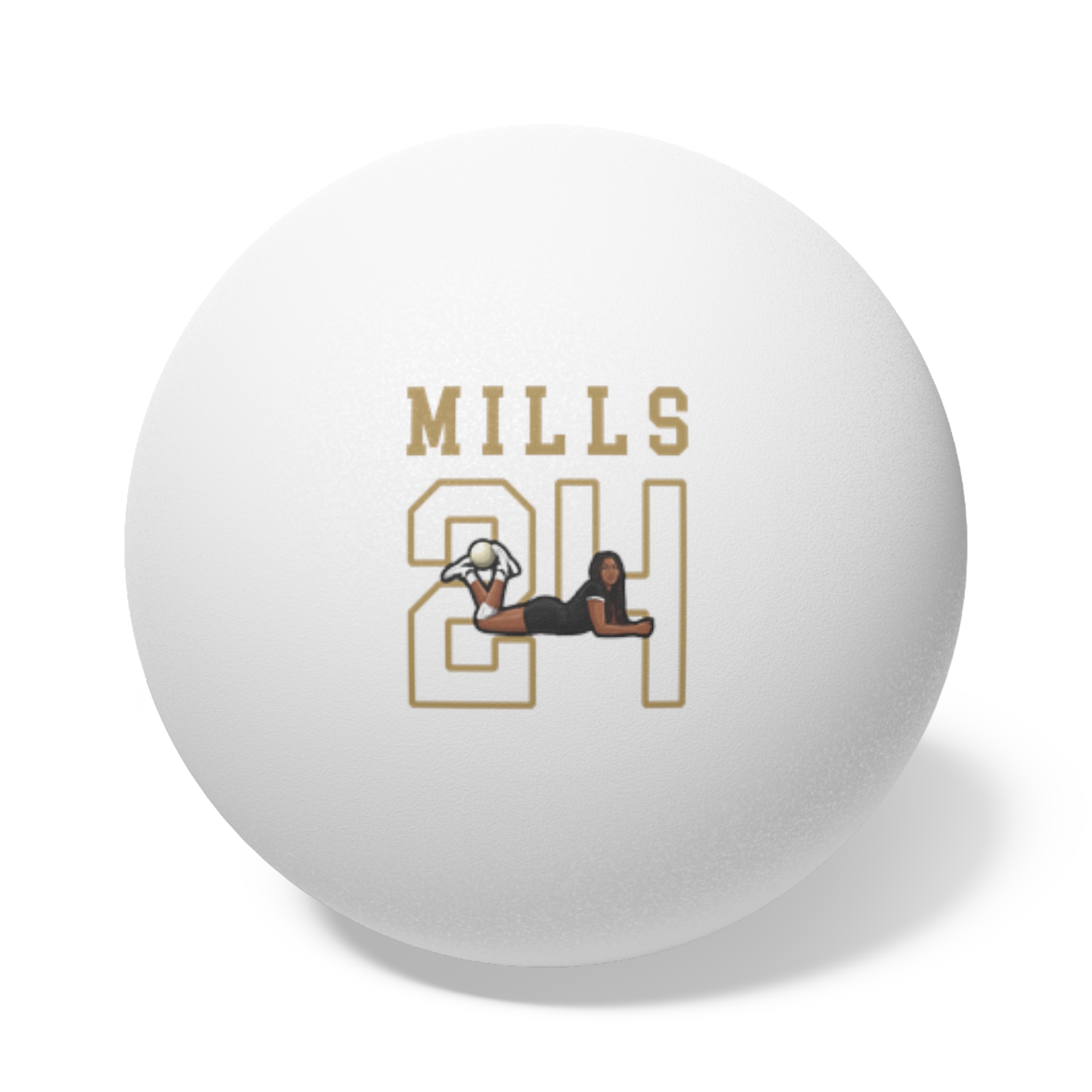 Ping Pong Balls, 6 pcs — character_shirsey in White