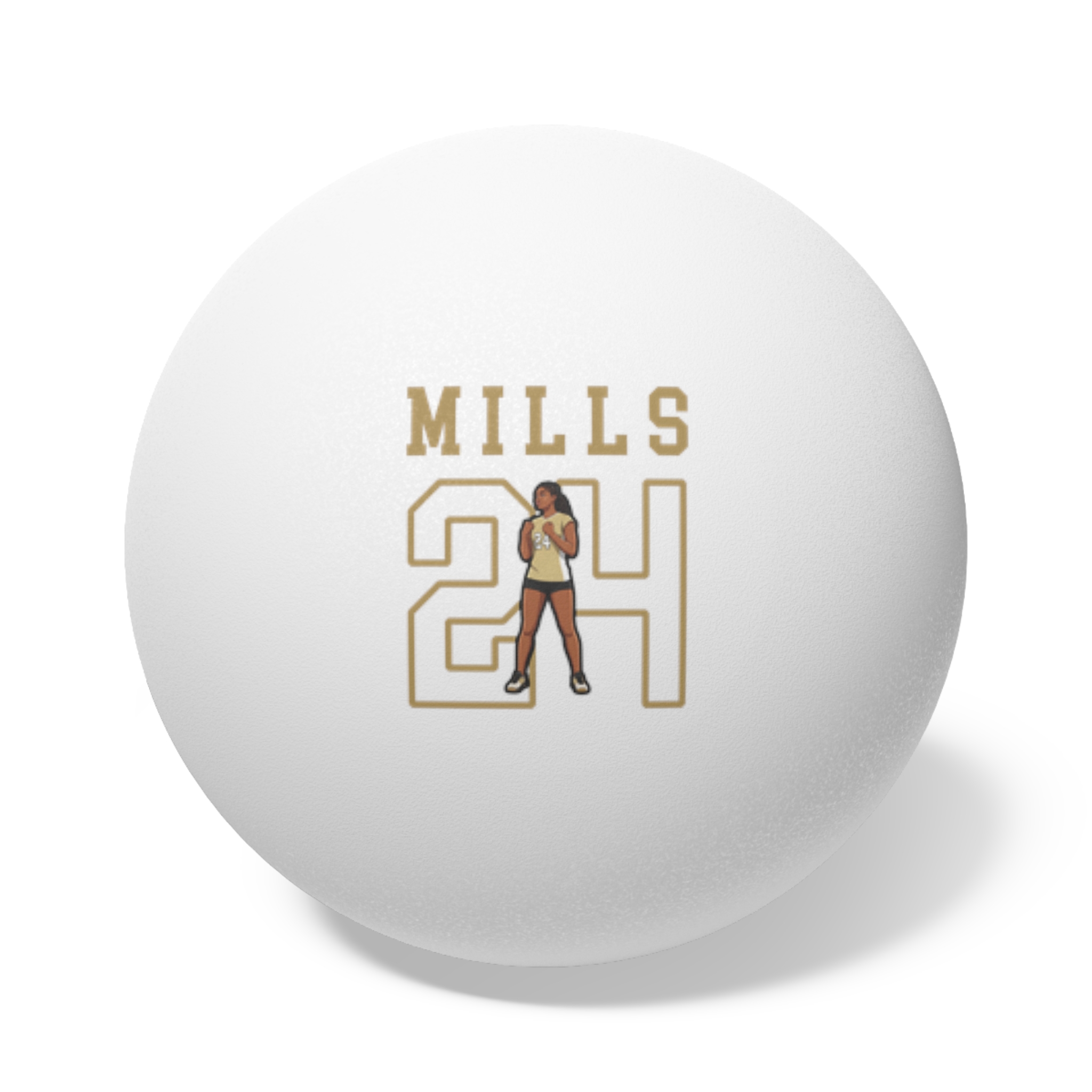 Ping Pong Balls, 6 pcs — character_shirsey in White