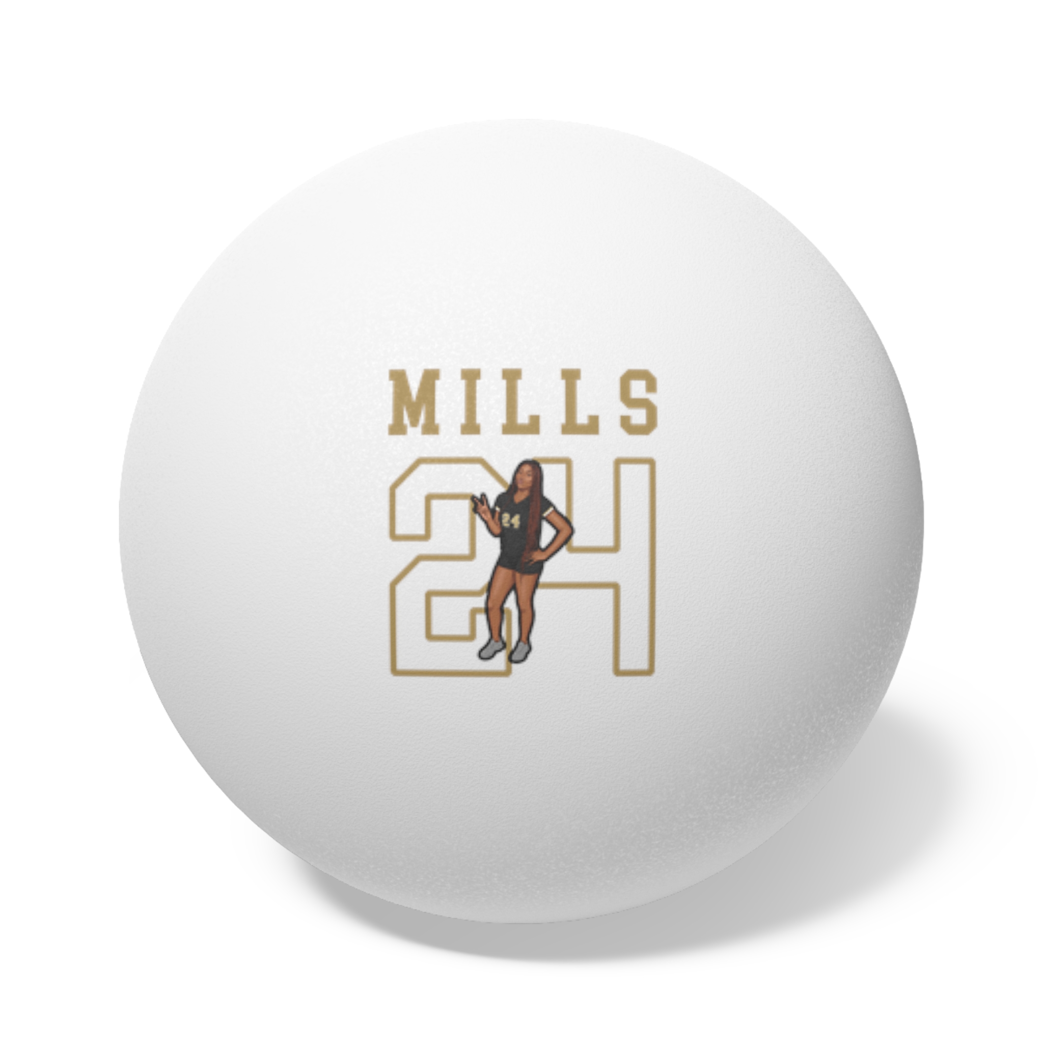 Ping Pong Balls, 6 pcs — character_shirsey in White
