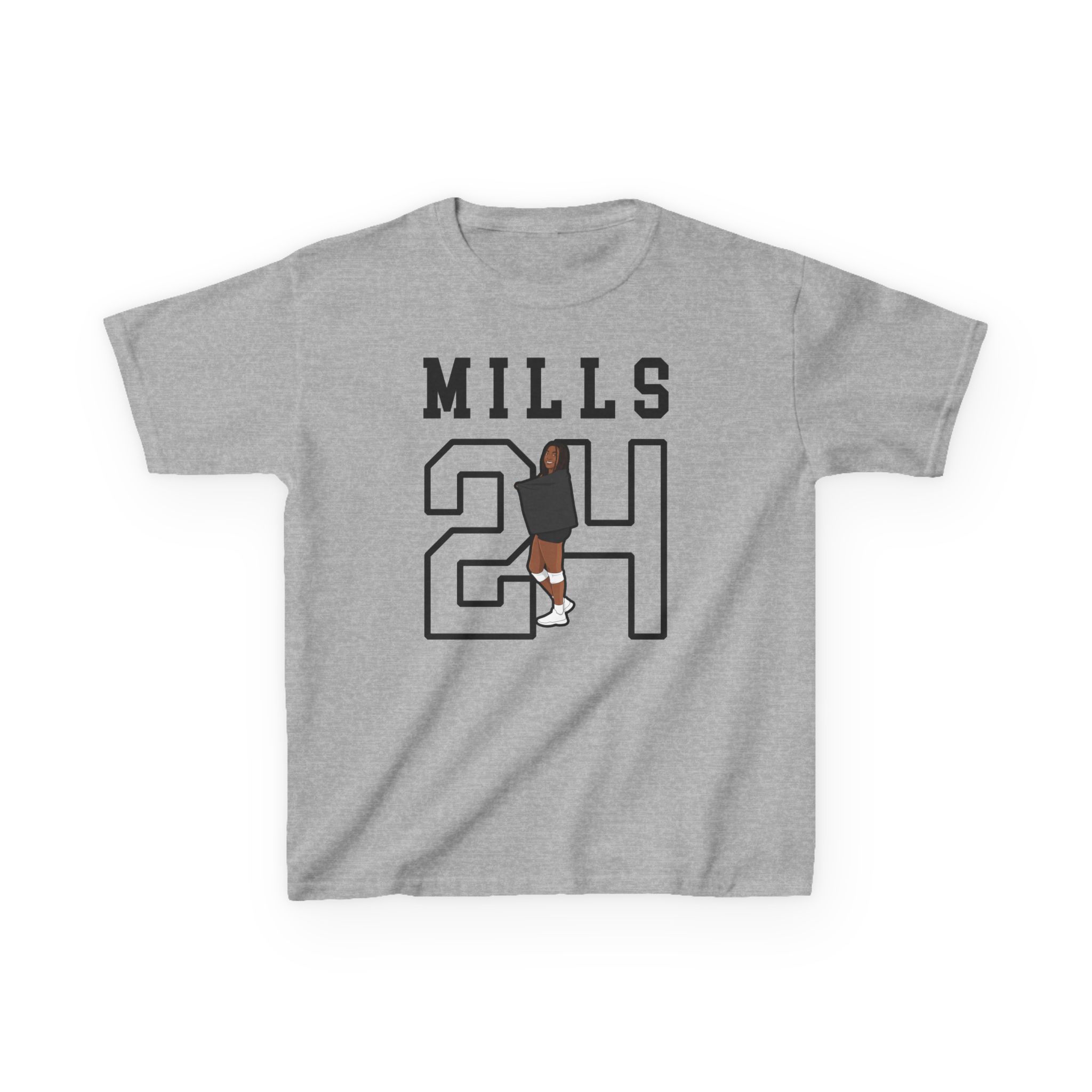Youth Tee — character_shirsey in Grey