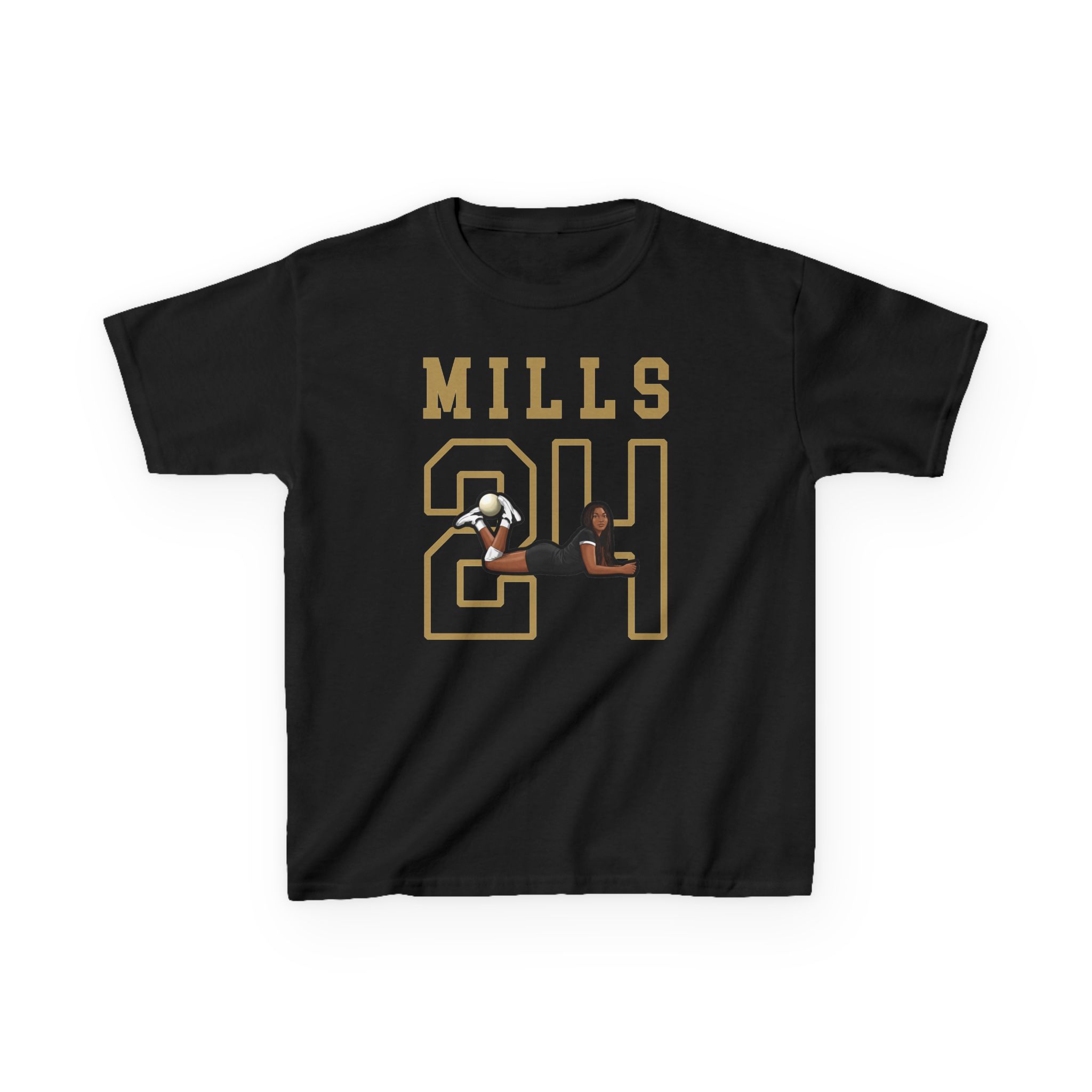Youth Tee — character_shirsey in Black