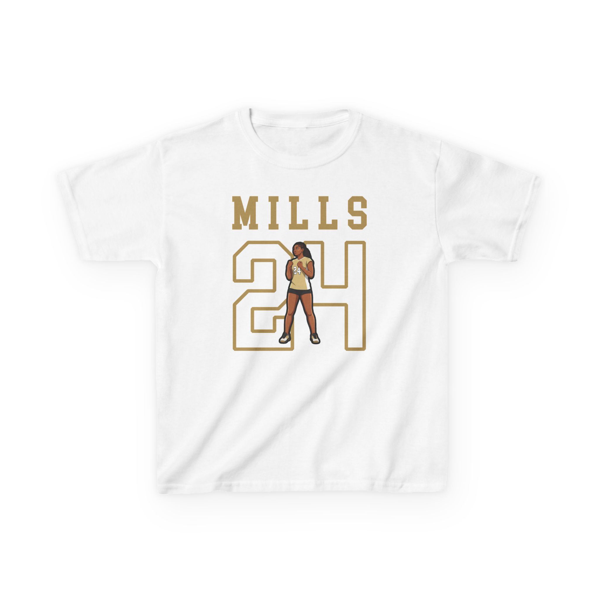 Youth Tee — character_shirsey in White