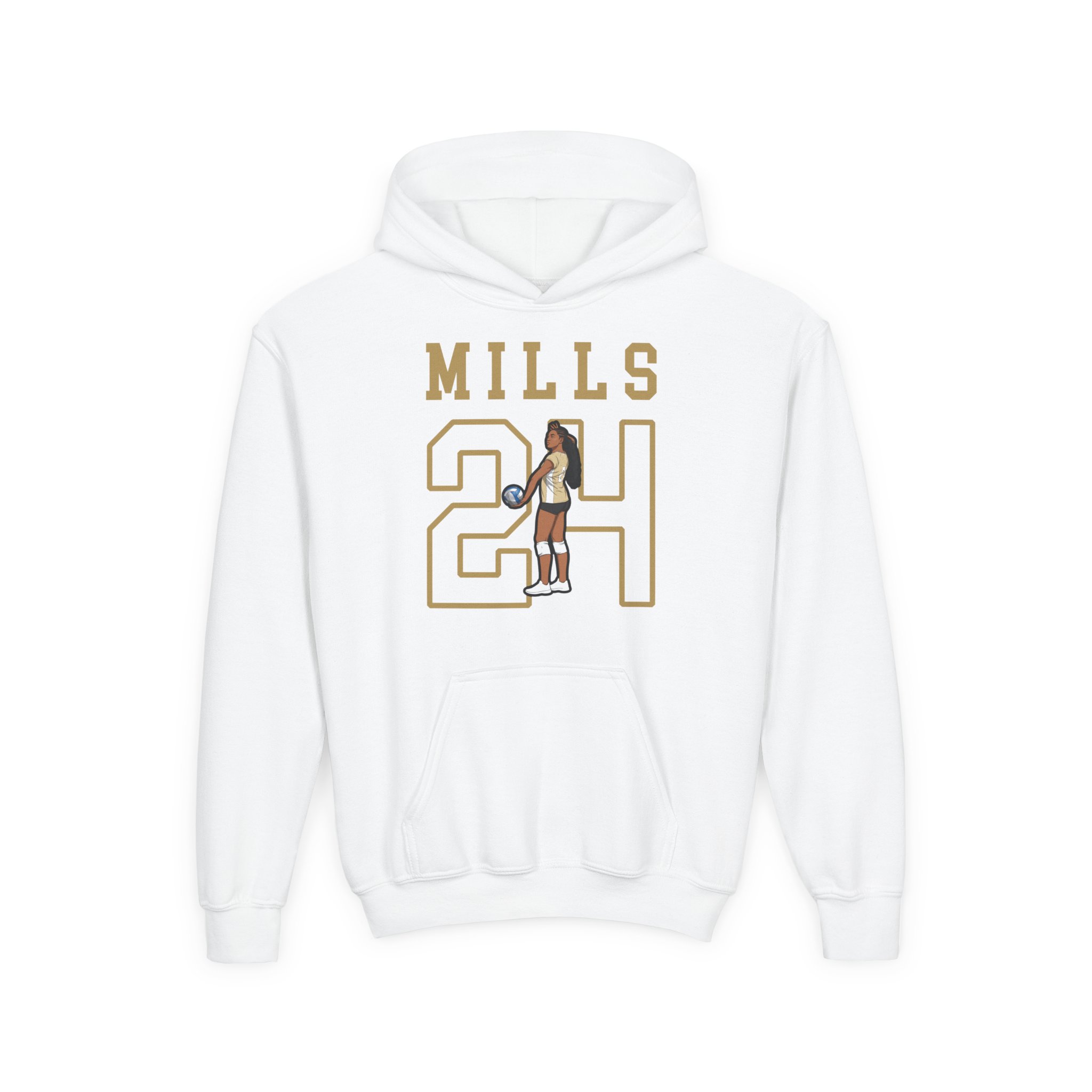 Youth Hoodie — character_shirsey in White