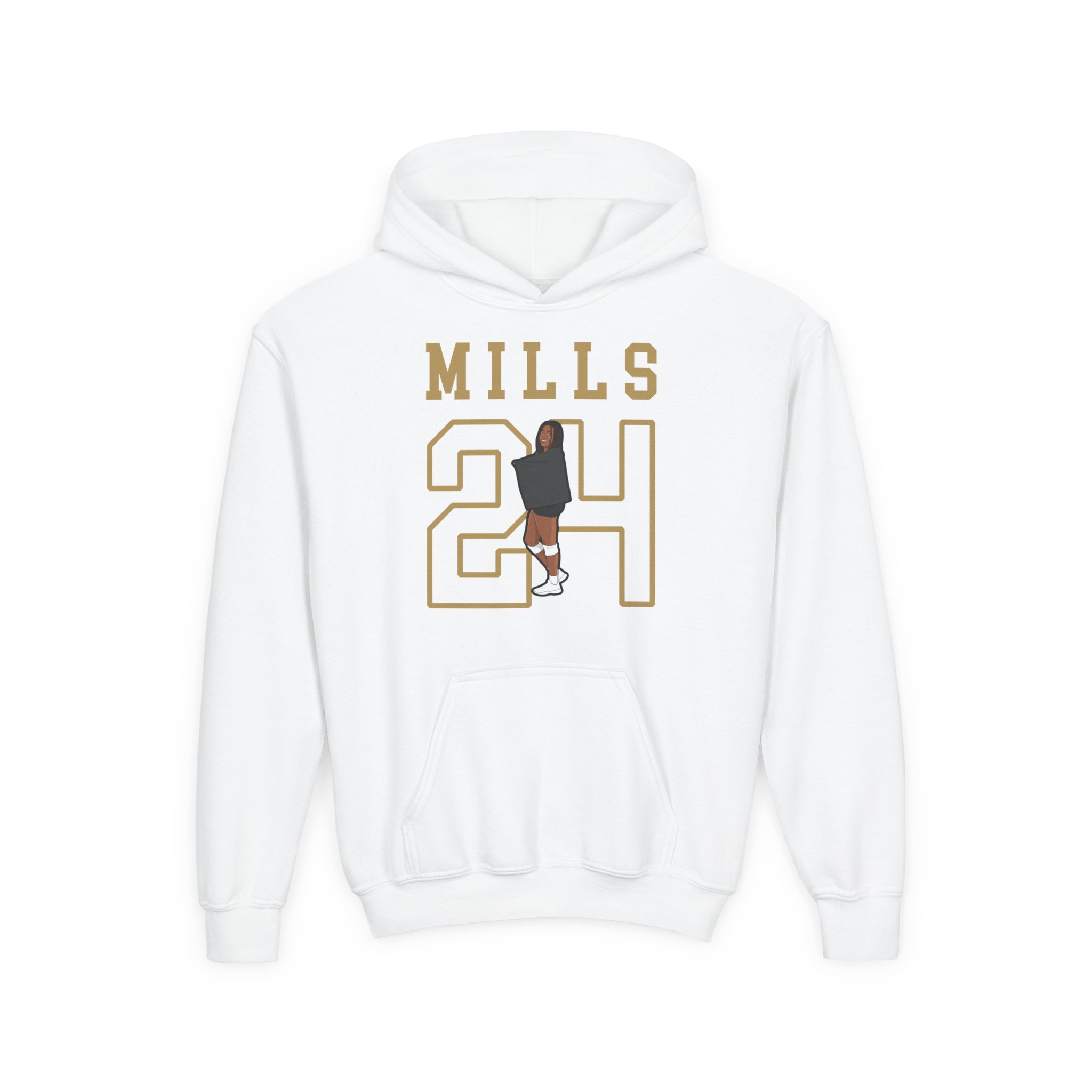 Youth Hoodie — character_shirsey in White