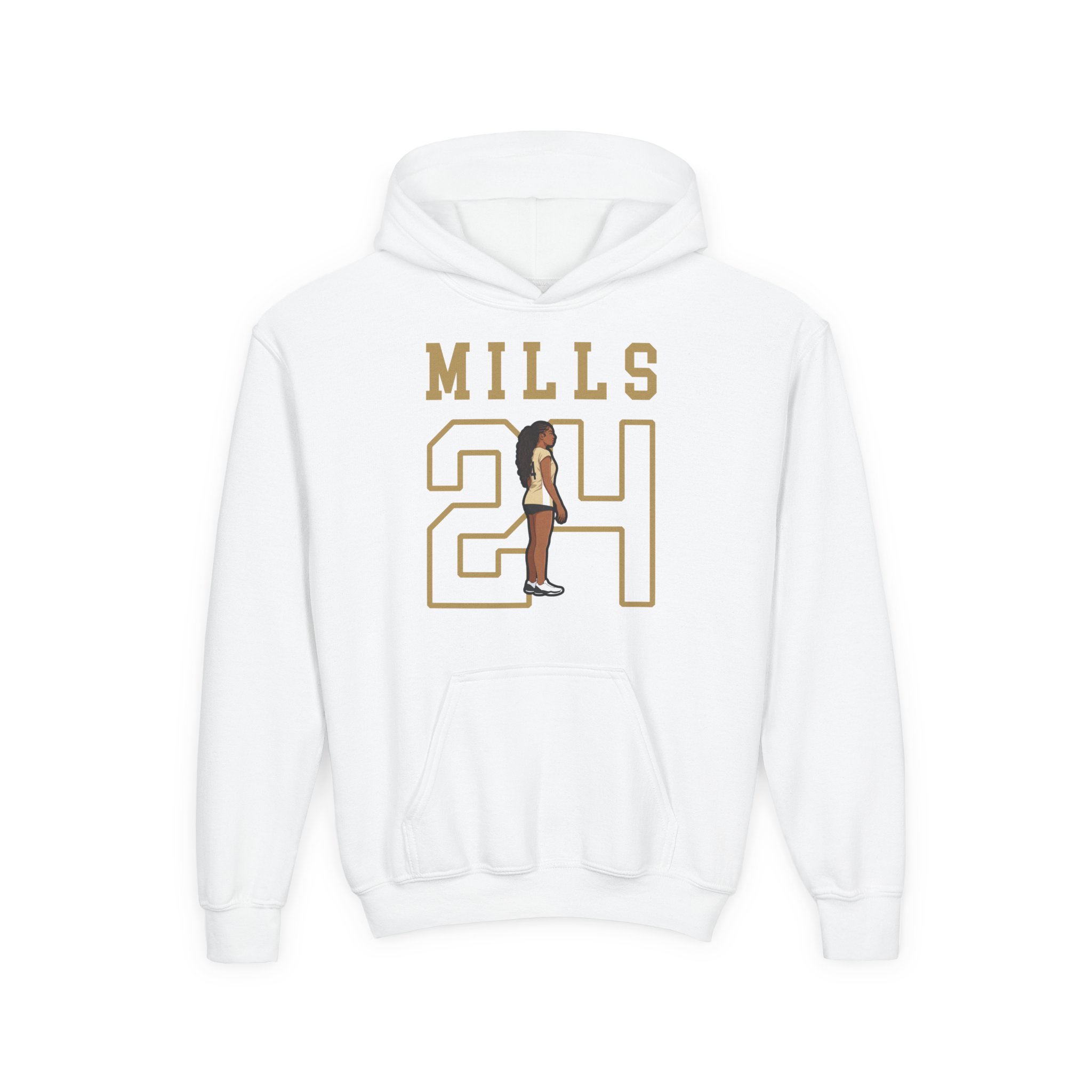 Youth Hoodie — character_shirsey in White