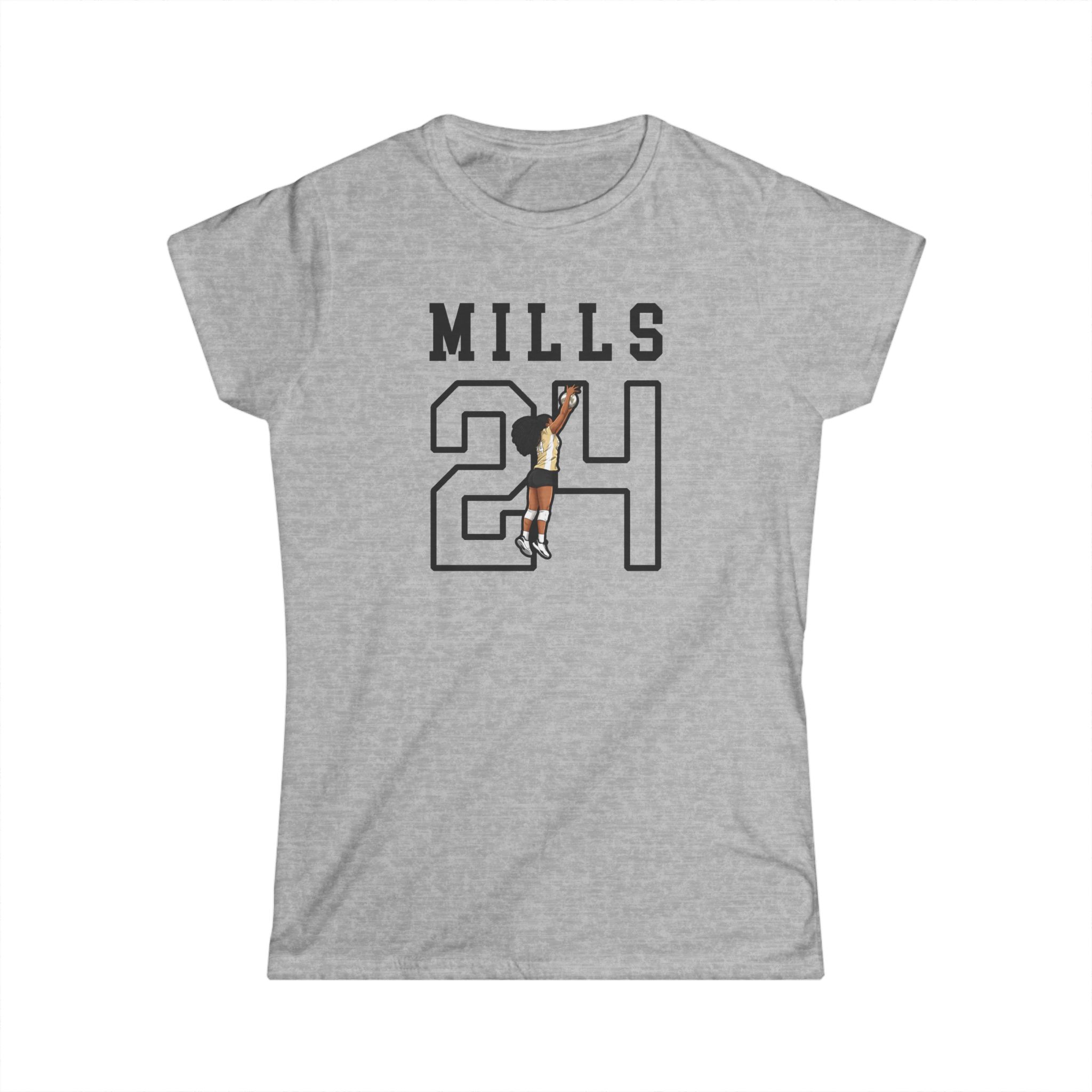 Women's Softstyle Tee — character_shirsey in Grey