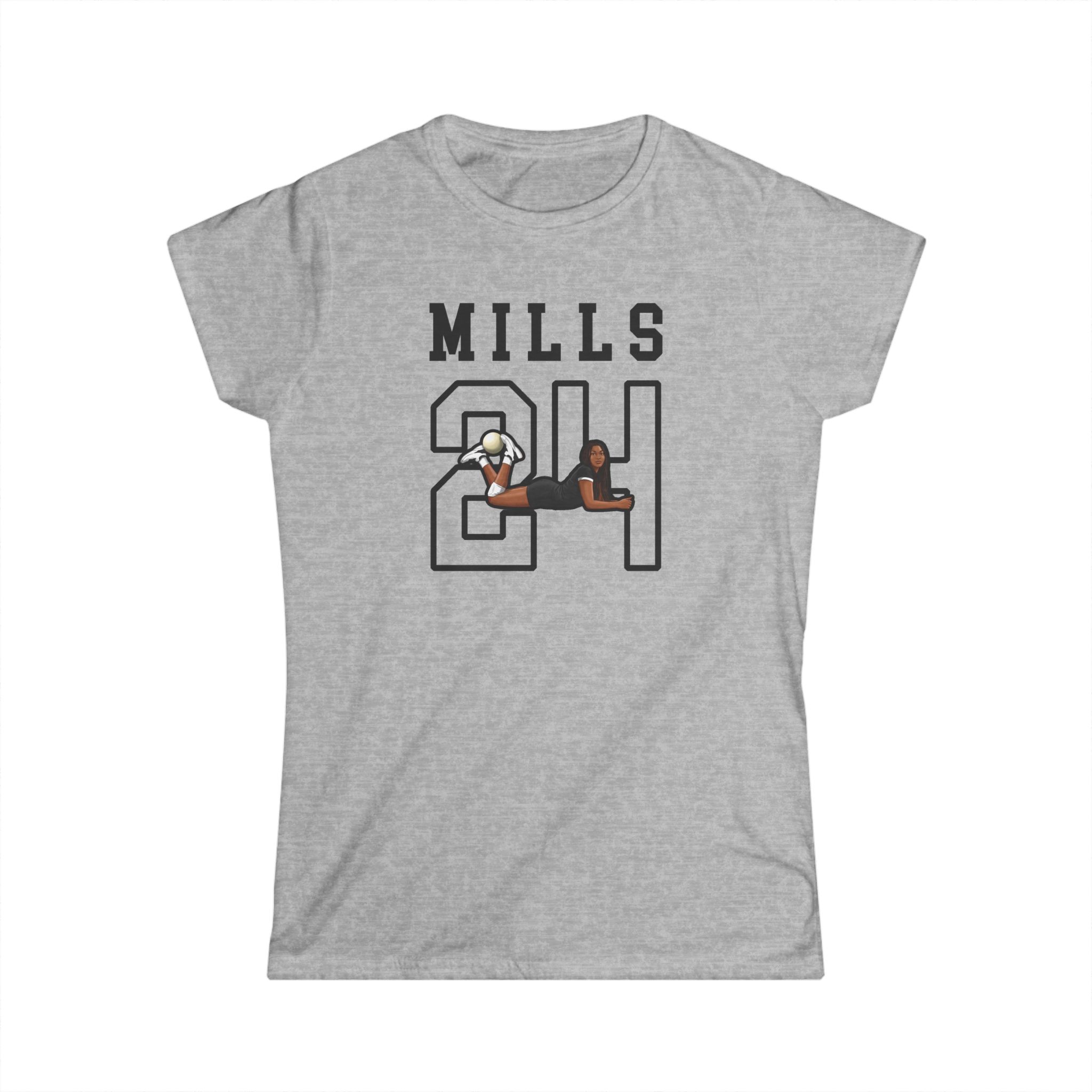 Women's Softstyle Tee — character_shirsey in Grey