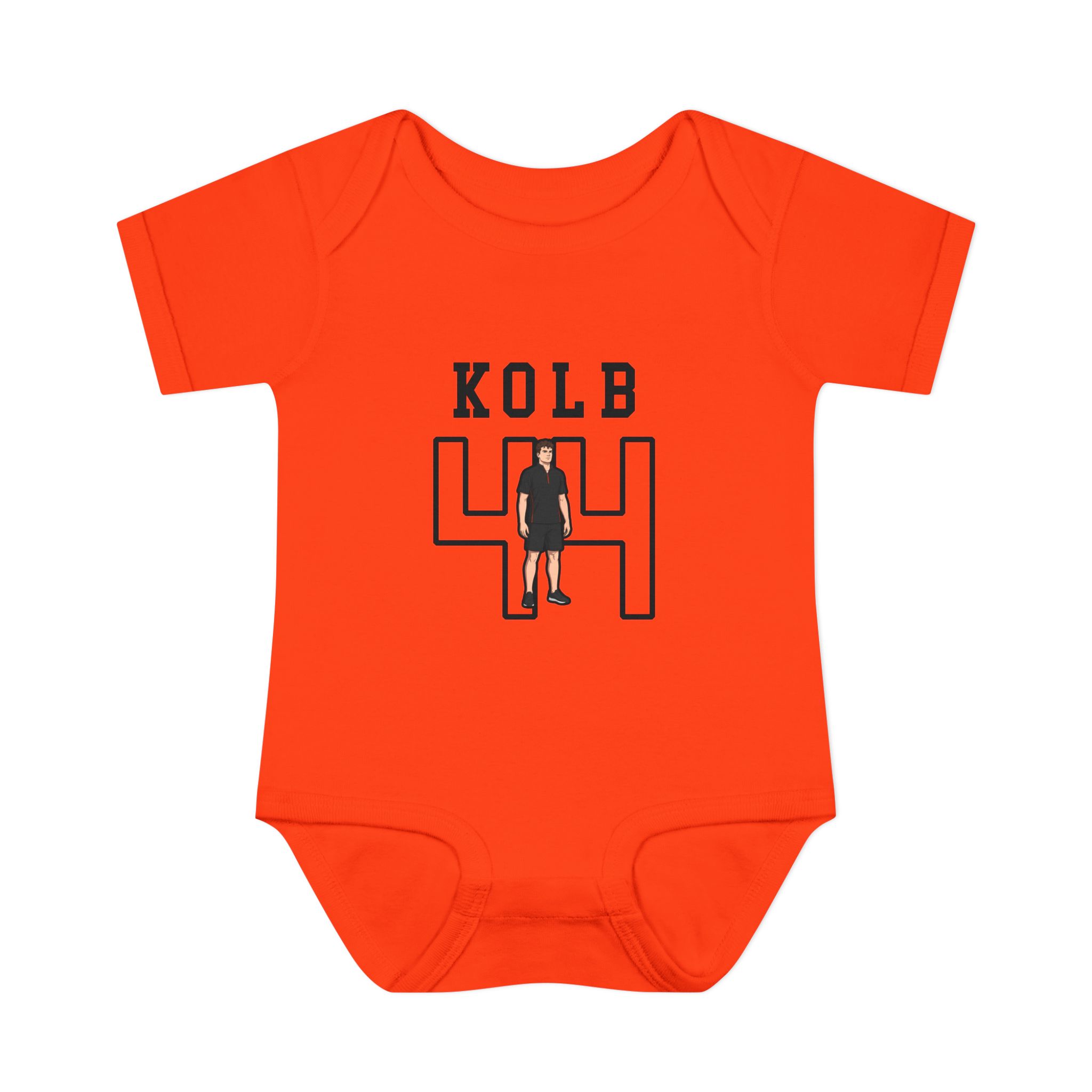 Baby Onesie — character_shirsey in Orange