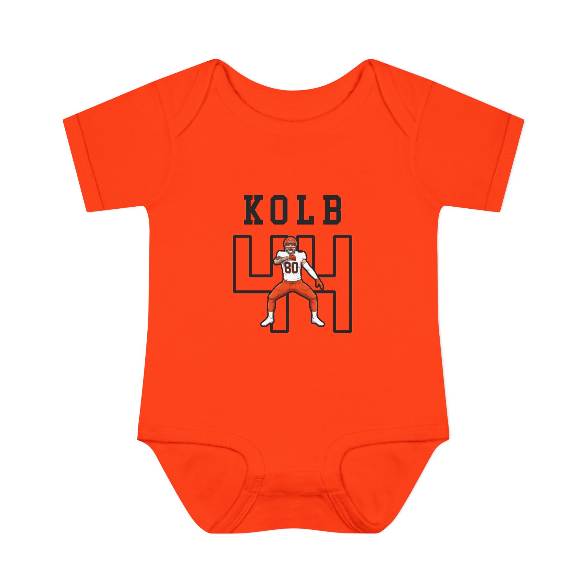 Baby Onesie — character_shirsey in Orange