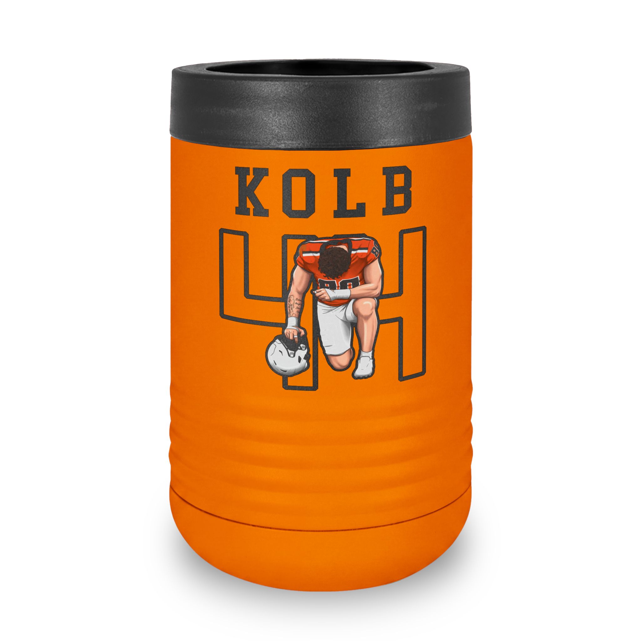 Stainless Can Cooler — character_shirsey in Orange
