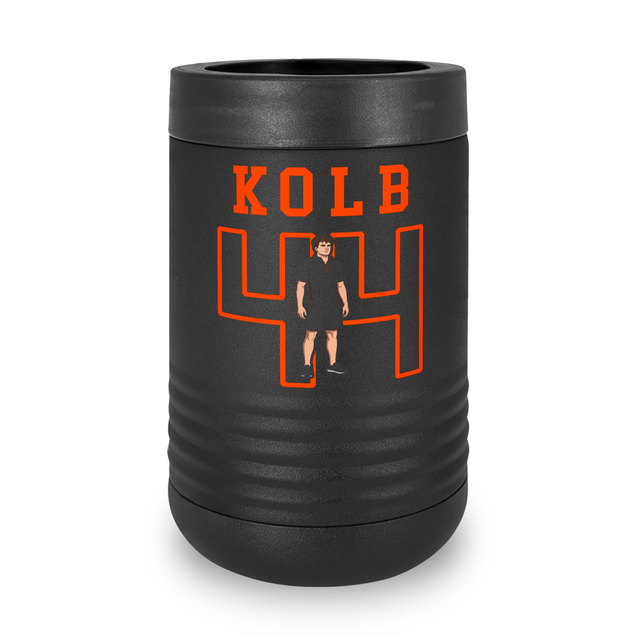 Stainless Can Cooler — character_shirsey in Black