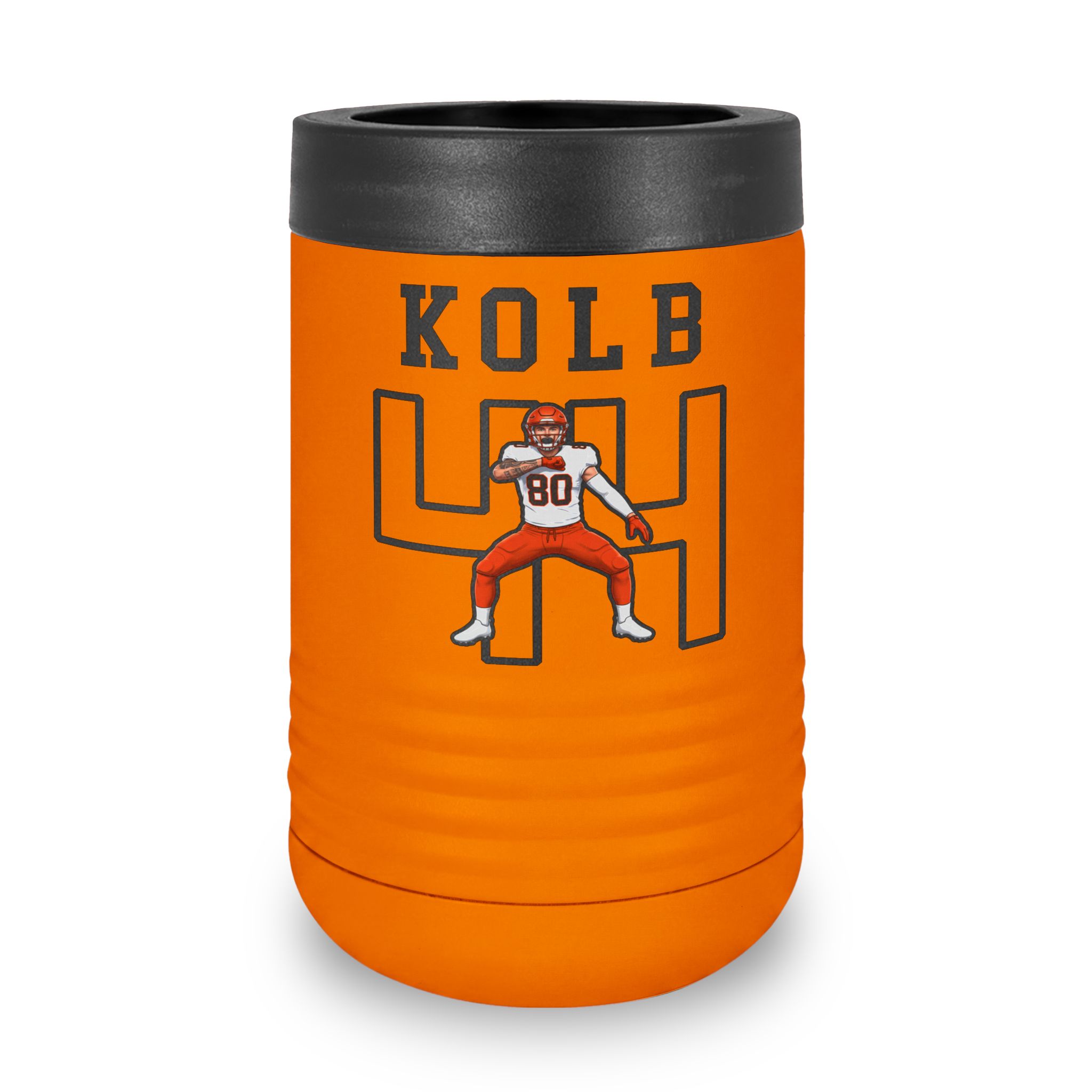 Stainless Can Cooler — character_shirsey in Orange