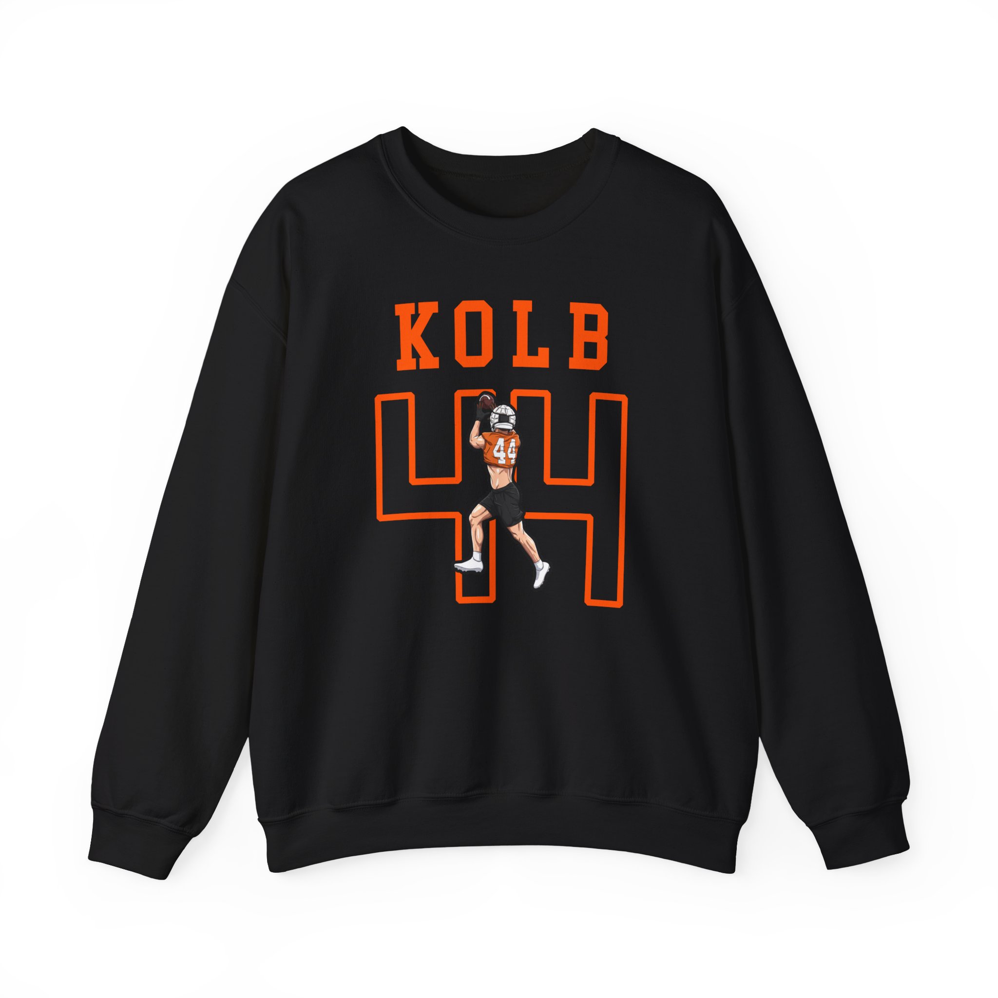 Crewneck Sweatshirt — character_shirsey in Black