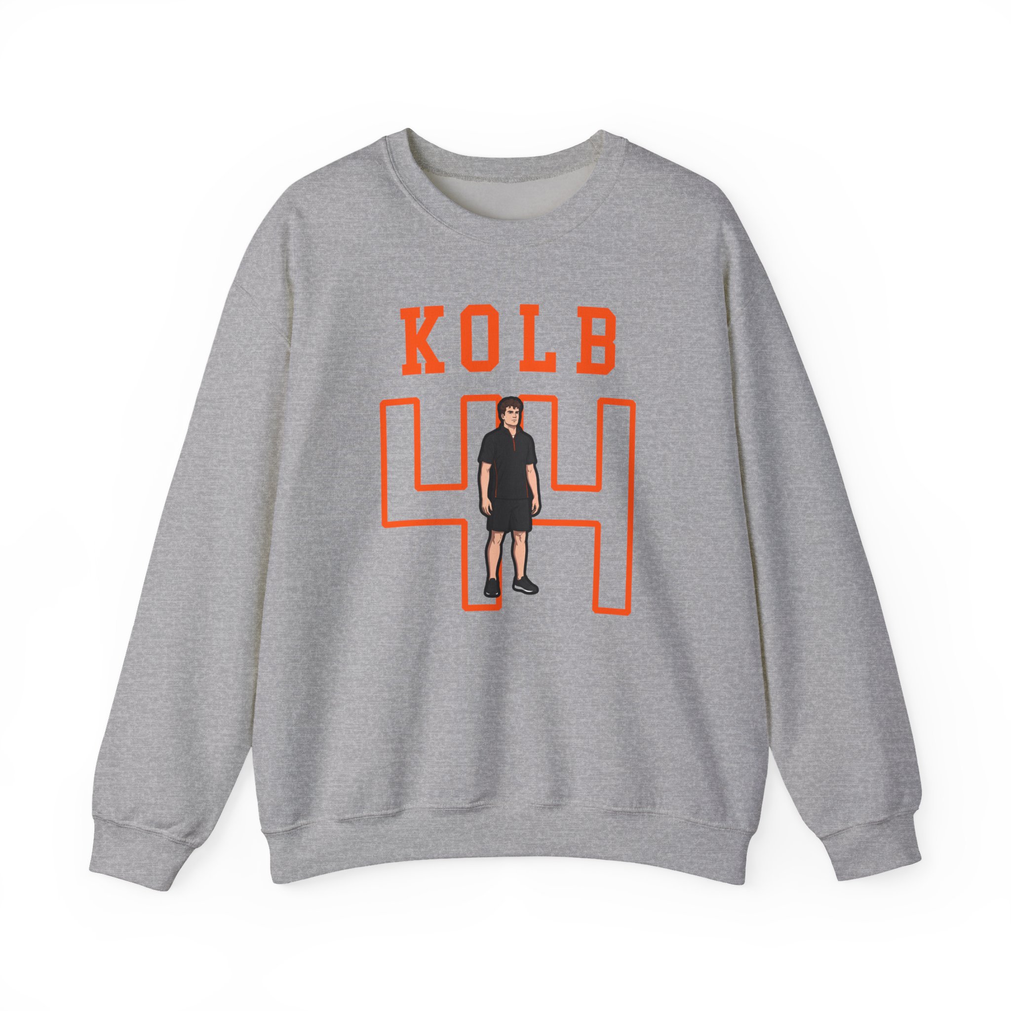 Crewneck Sweatshirt — character_shirsey in Grey