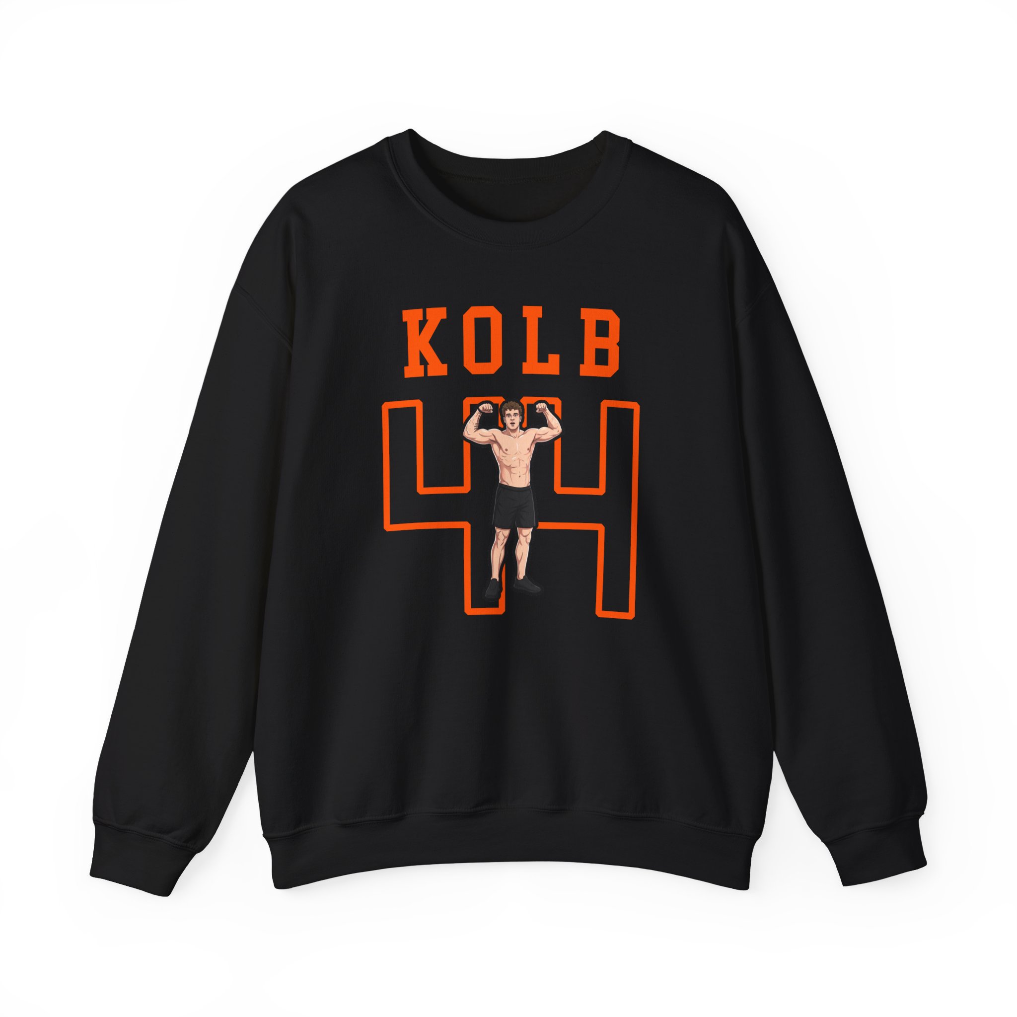 Crewneck Sweatshirt — character_shirsey in Black